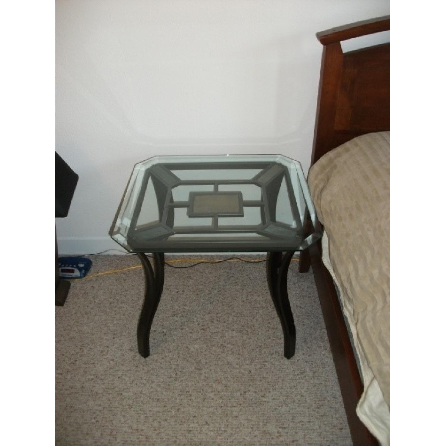Rooms To Go Glass Top End Tables - image-2