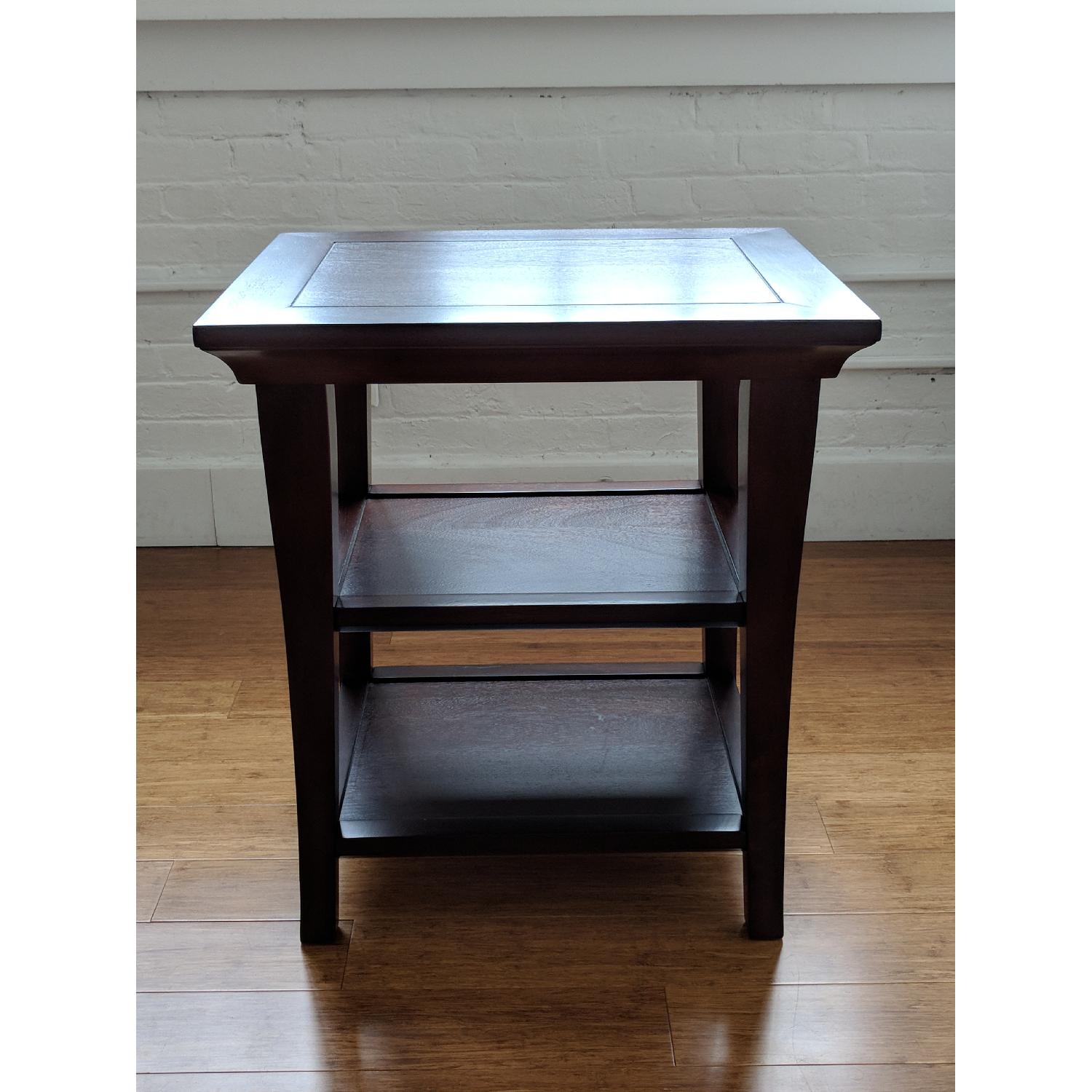 Pottery Barn Metropolitan Rectangular Side Table AptDeco