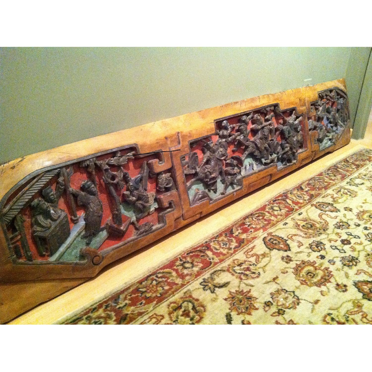 Antique Chinese Wood Carving - image-2