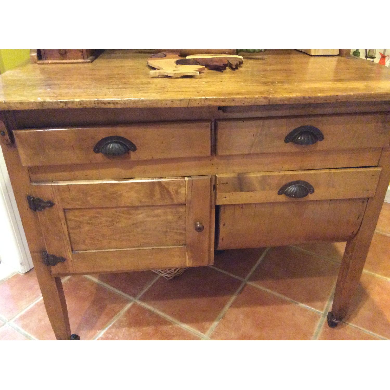Victorian Restored Bakers Cabinet - image-5