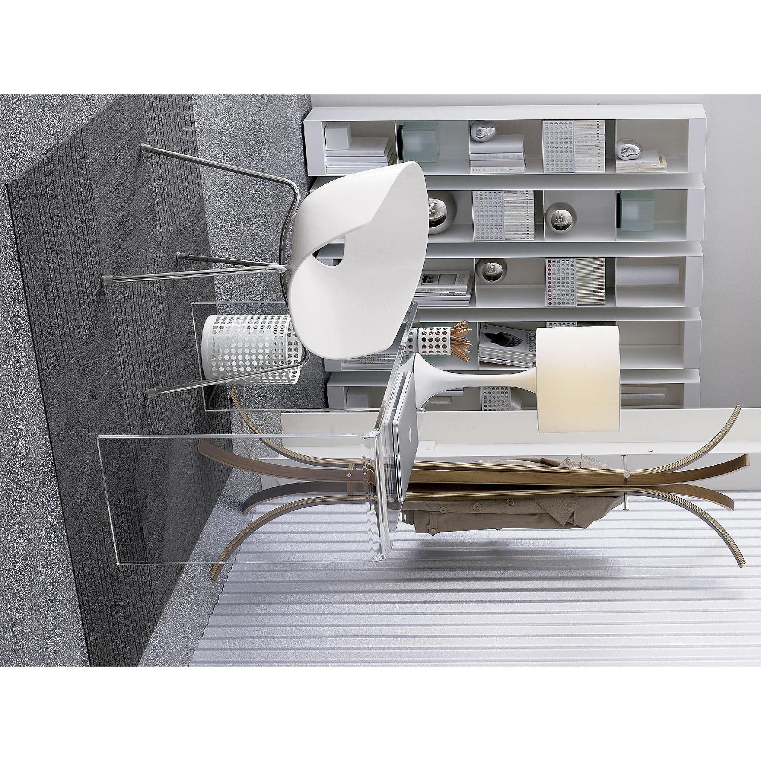 CB2 Peekaboo Acrylic Console Table - image-2