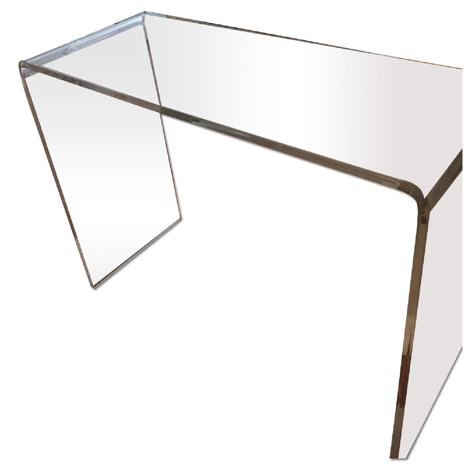 CB2 Peekaboo Acrylic Console Table - image-0