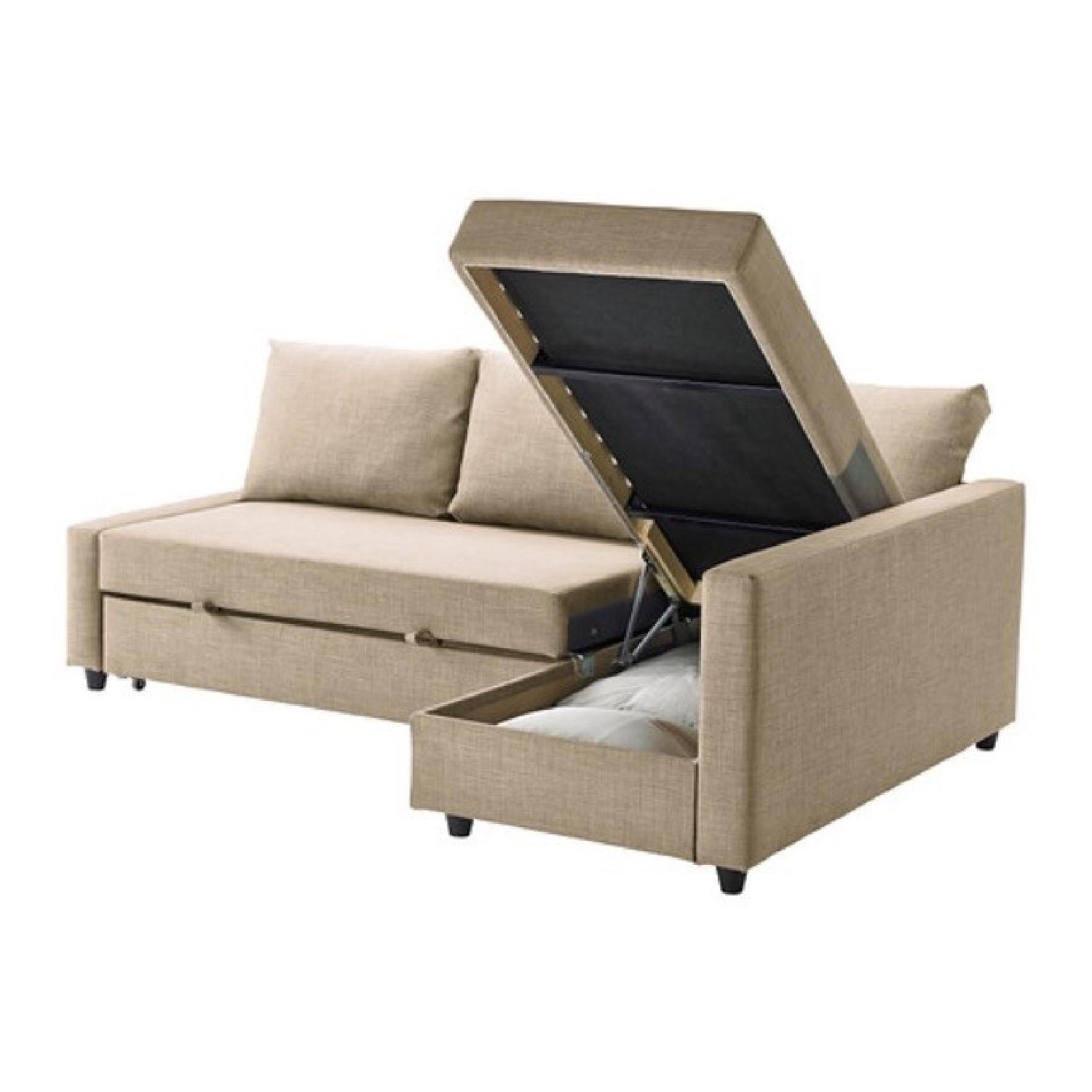 Ikea Sofa Bed w/ Chaise & Storage - image-4