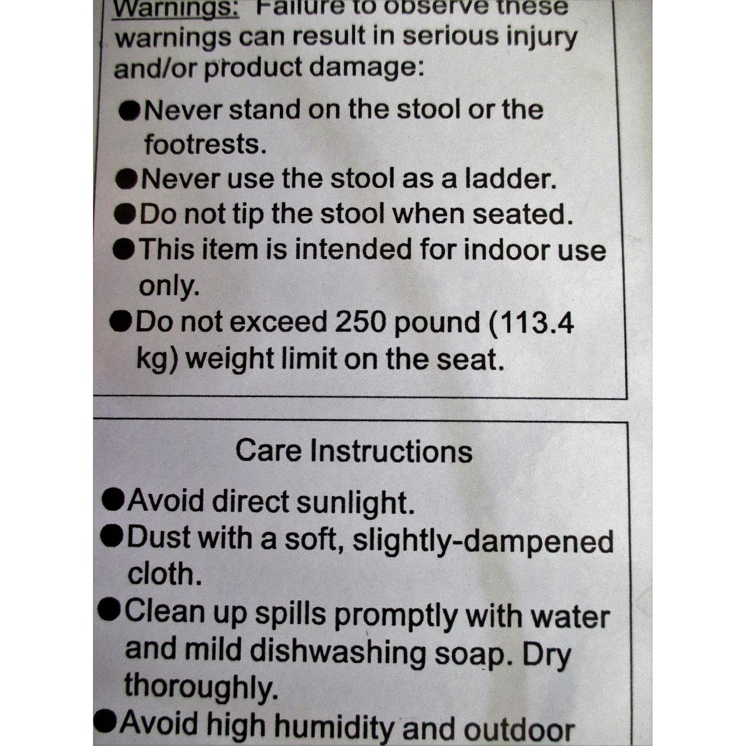 Dimensions Innovation for Living Gray Metal Counter Stools - Pair - image-8
