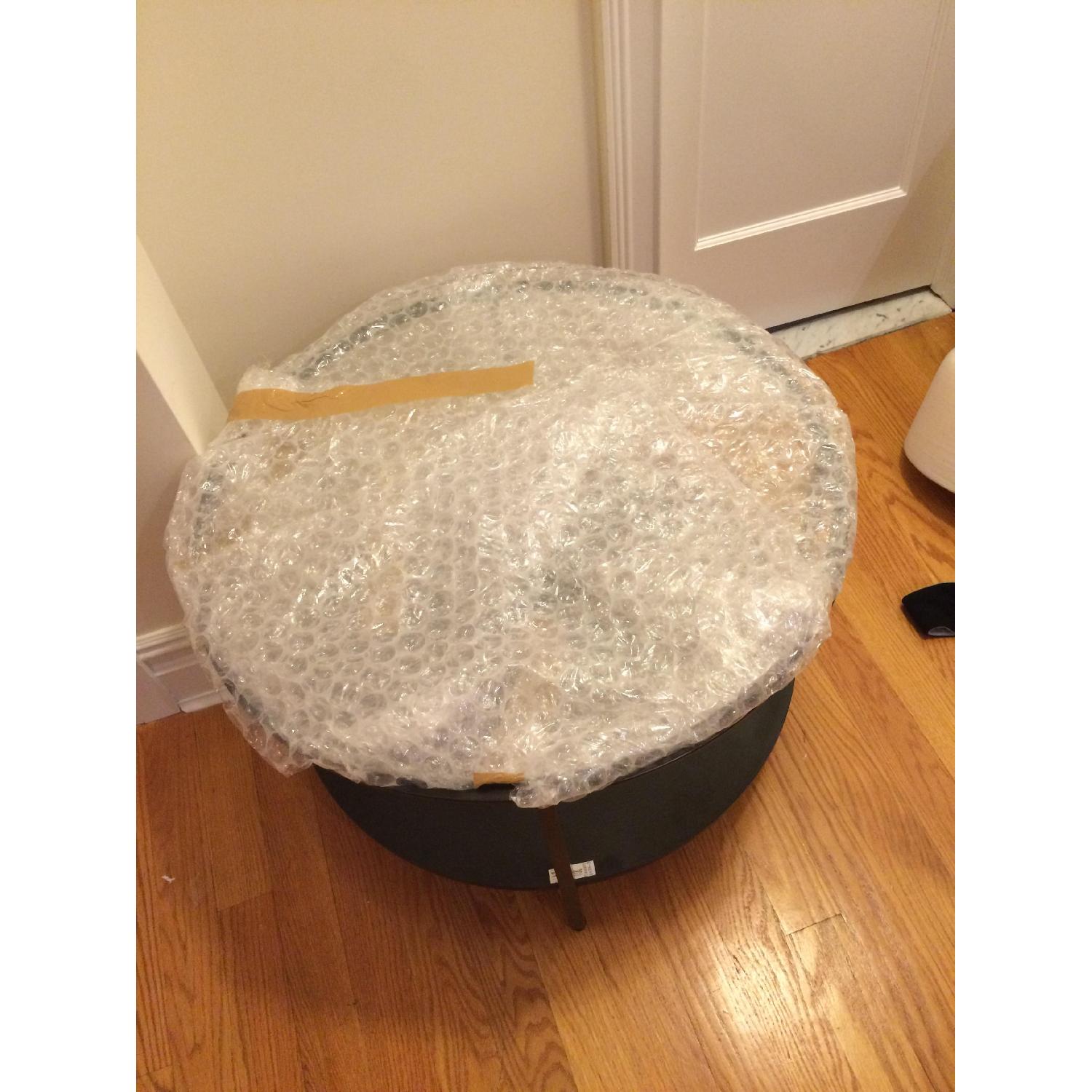 Ikea Brown Glass Coffee Table - image-2