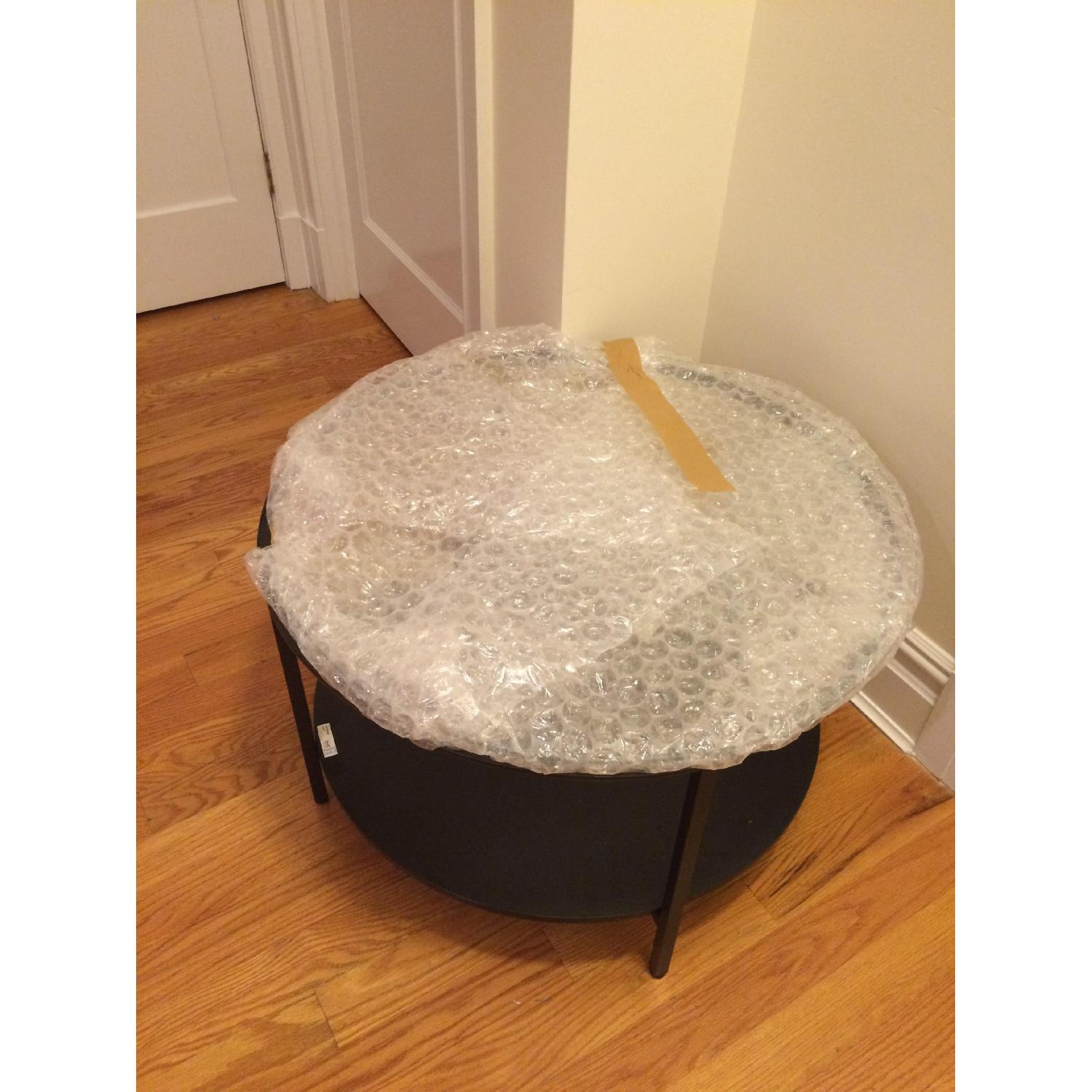 Ikea Brown Glass Coffee Table - image-3