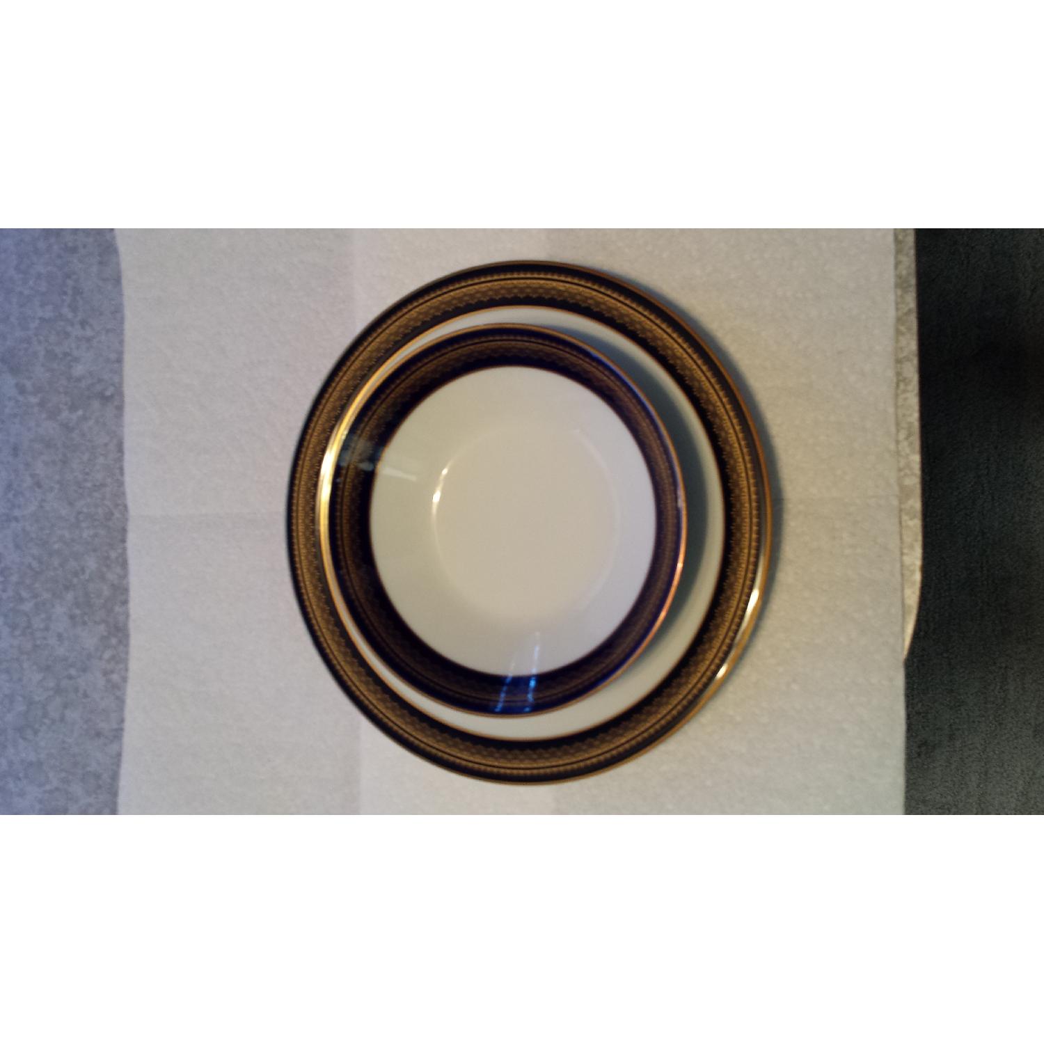 Noritake Vienna Cobalt Blue China - Set of 12 - image-2