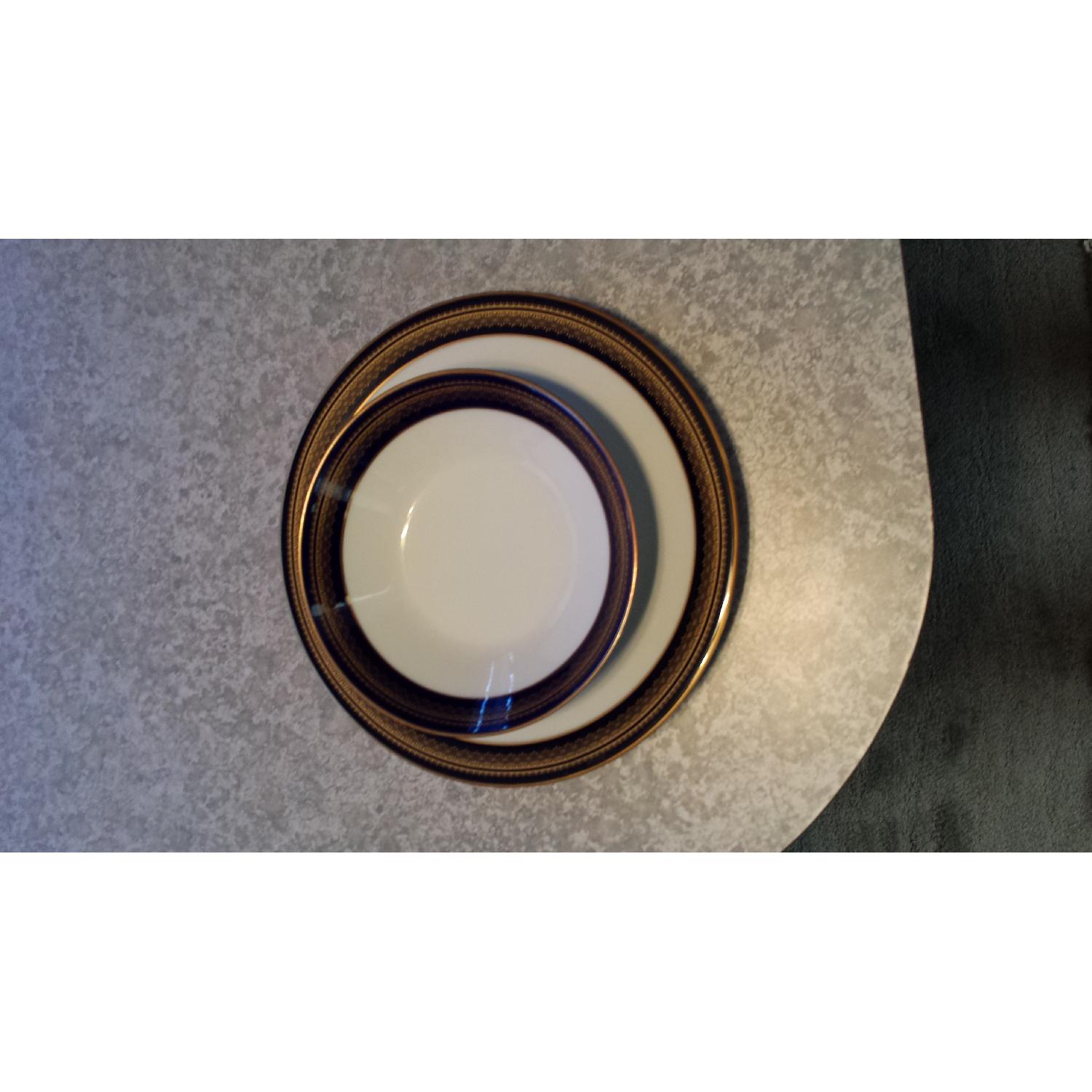 Noritake Vienna Cobalt Blue China - Set of 12 - image-3