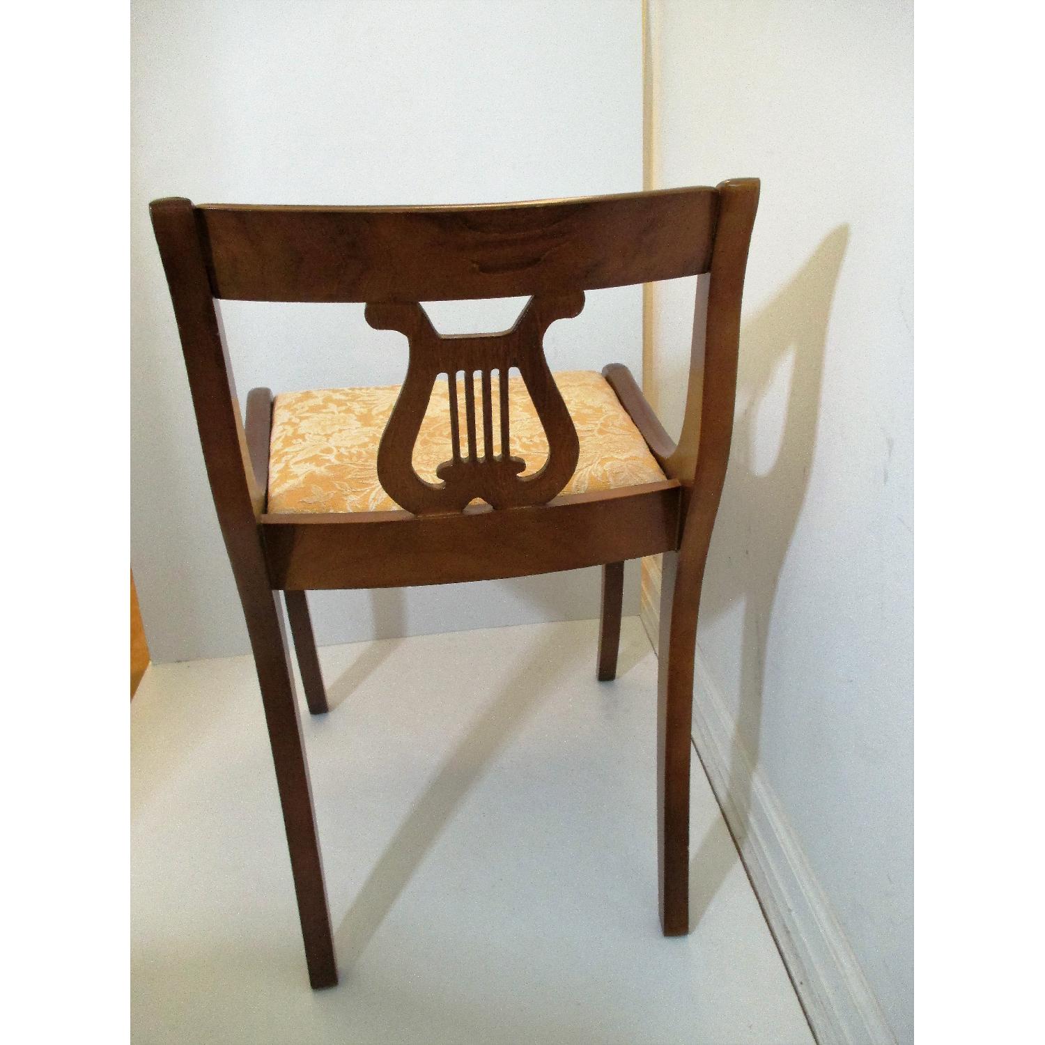 Manual Arts Furniture Company Vintage Piano Chair w/ Lyre Design & Storage Seat - image-6