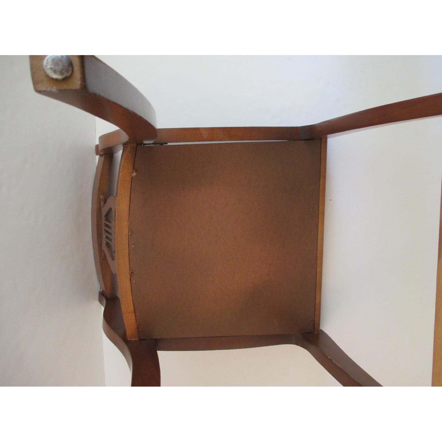 Manual Arts Furniture Company Vintage Piano Chair w/ Lyre Design & Storage Seat - image-8