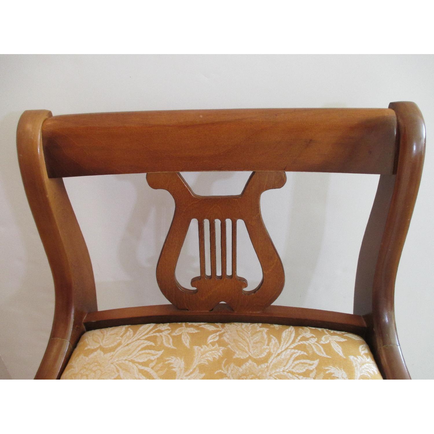 Manual Arts Furniture Company Vintage Piano Chair w/ Lyre Design & Storage Seat - image-10