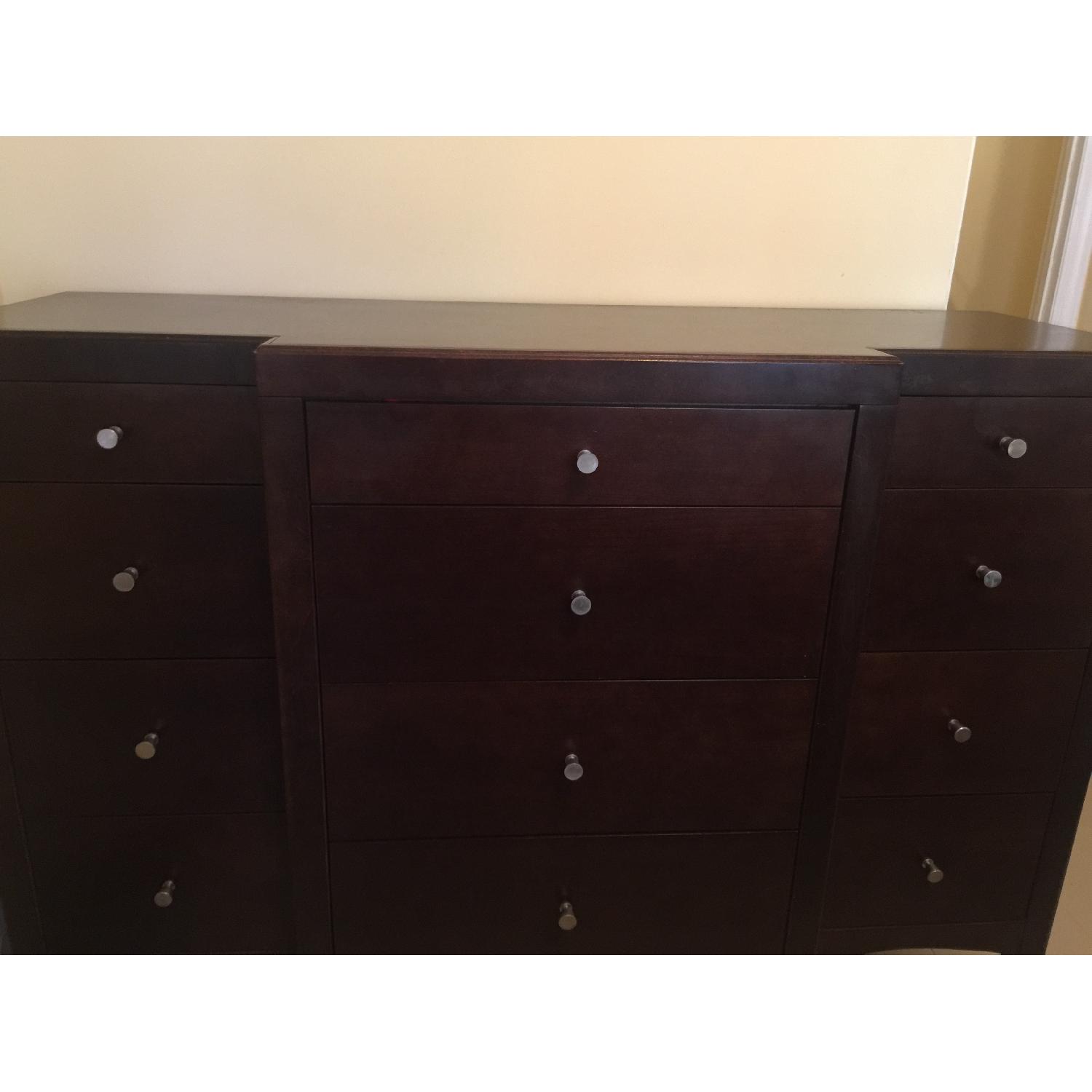 Macy's 3 Piece Cherry Wood Bedroom Set - image-4