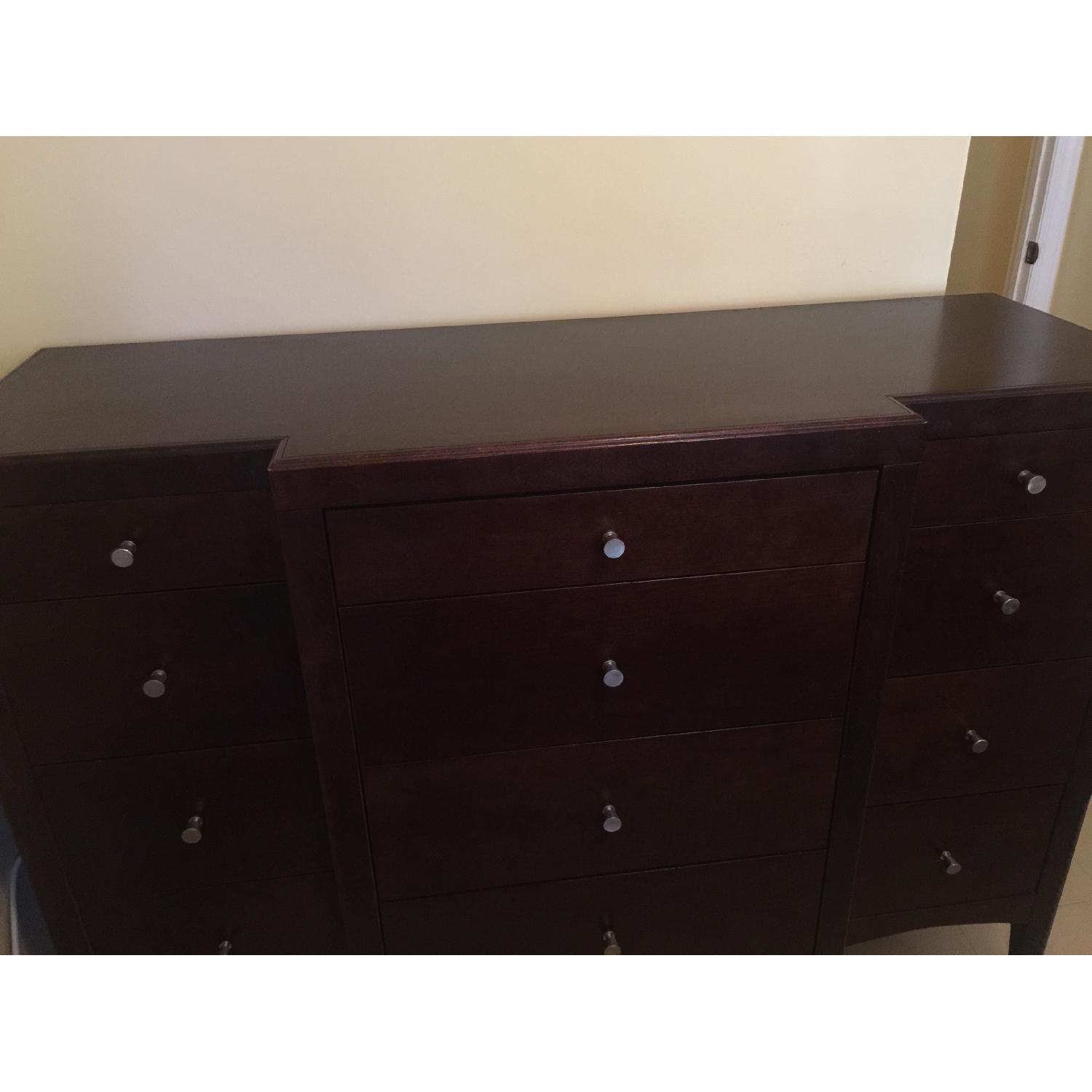 Macy's 3 Piece Cherry Wood Bedroom Set - image-5