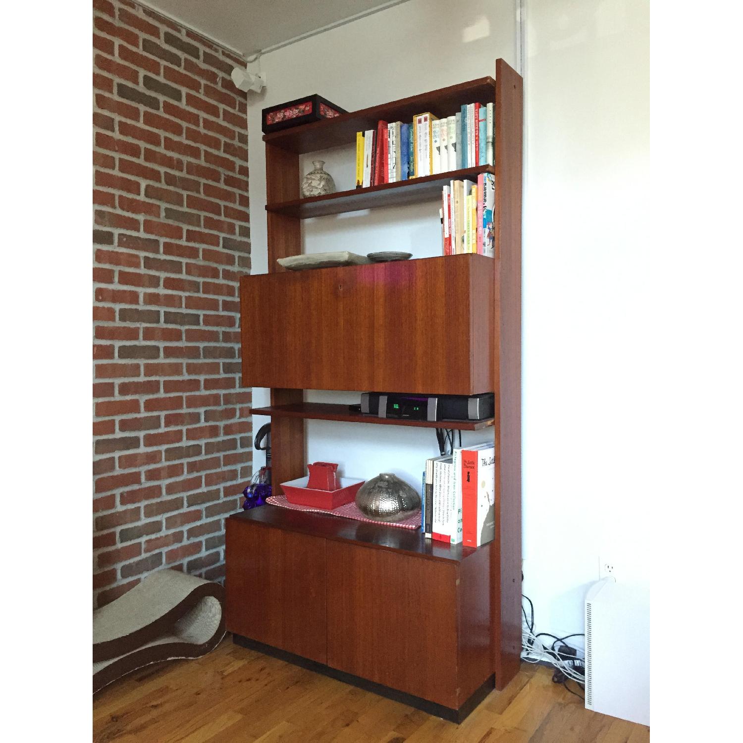 Mid Century Modern Modular Wall Unit/Bookcase/Bar - image-1