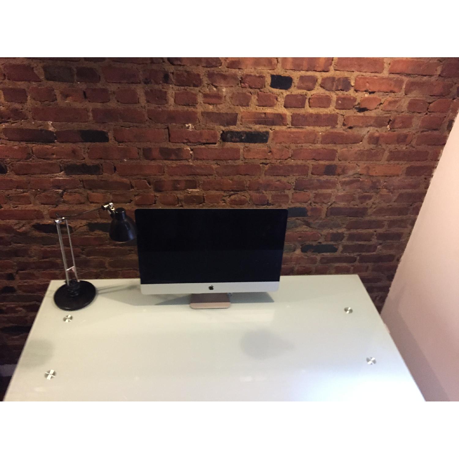 Ikea Frosted Glass Desk - image-4