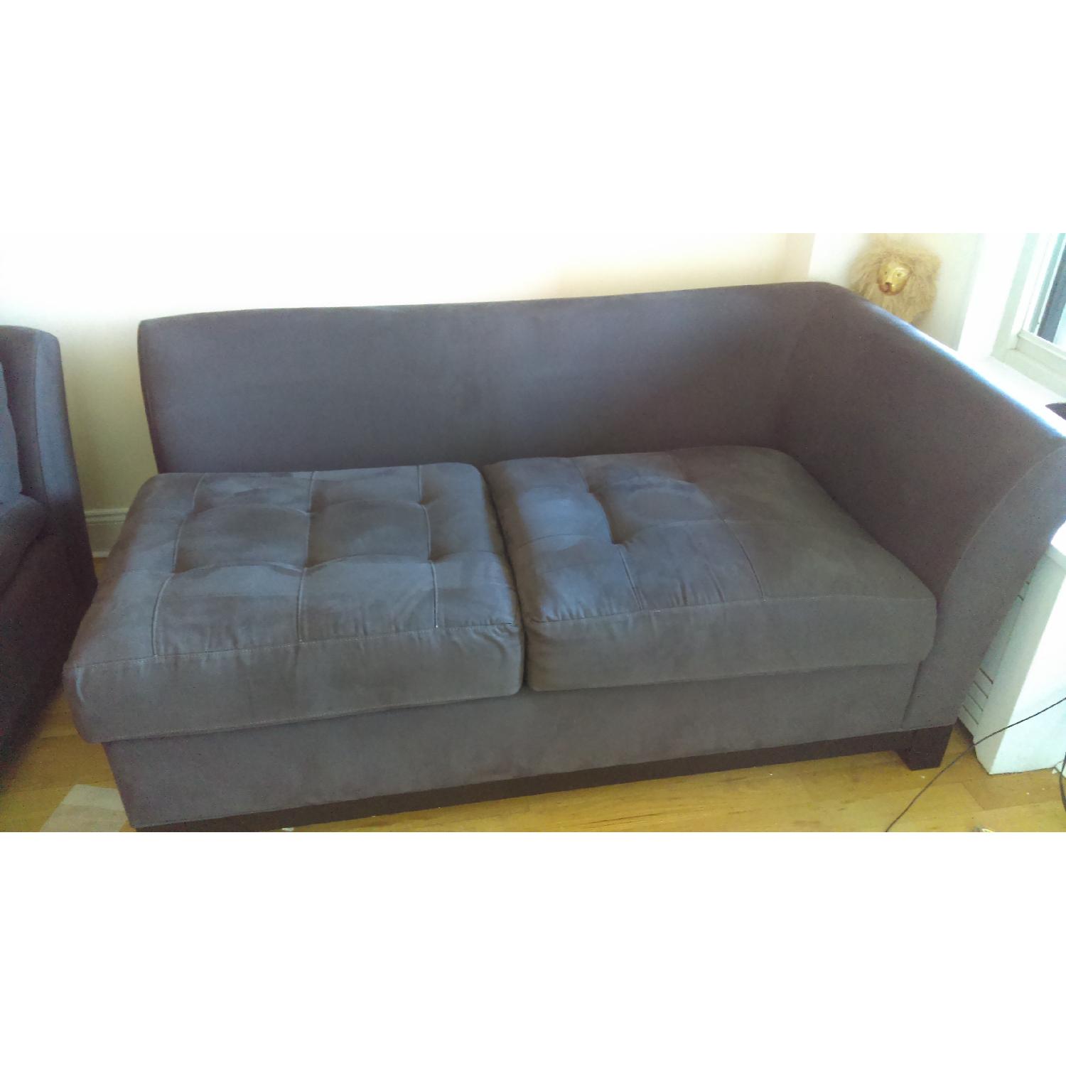 Cindy Crawford Home 2 Piece Sectional Couch w/ Chaise - image-4