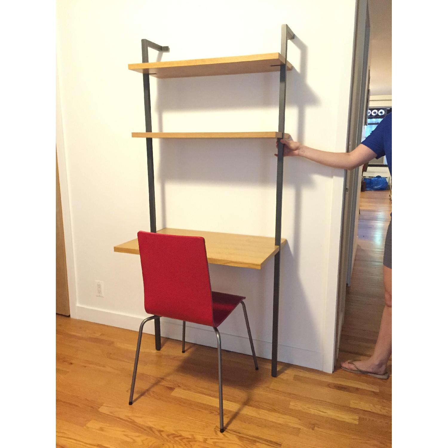 CB2 Helix Desk/Shelf Combo - image-1