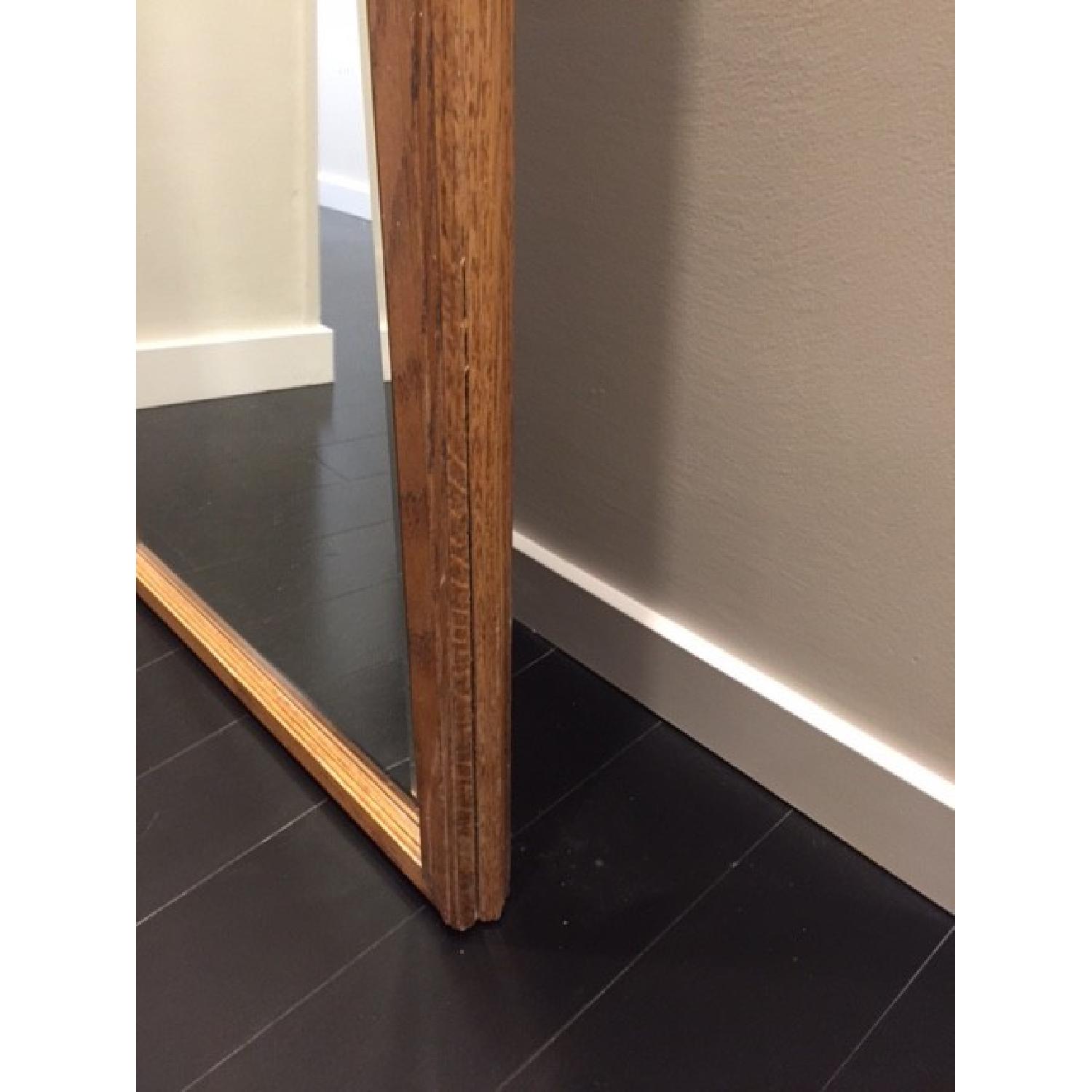 Oak Wood Full Length Mirror - image-2