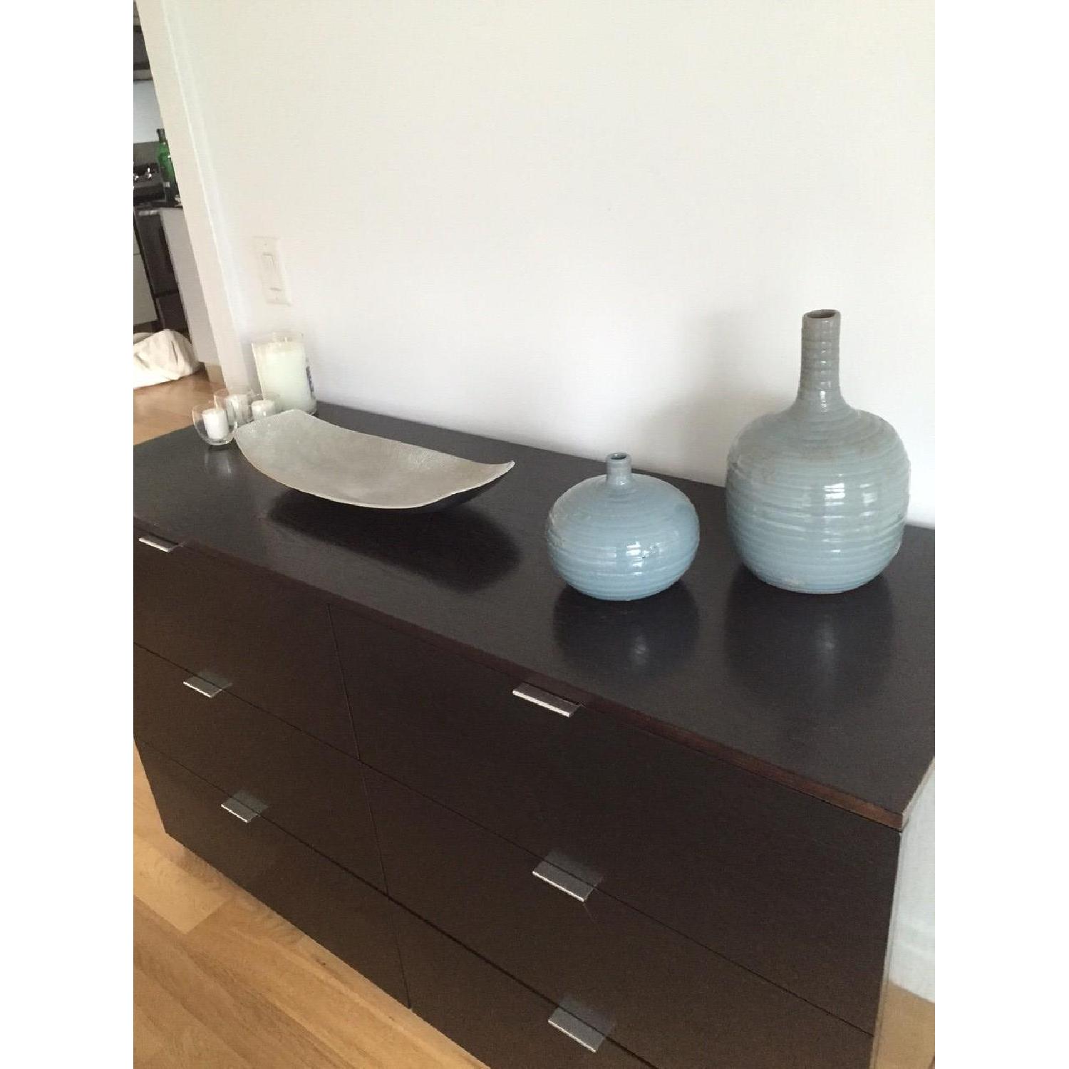 West Elm Chocolate Brown Bedroom Dresser - image-1