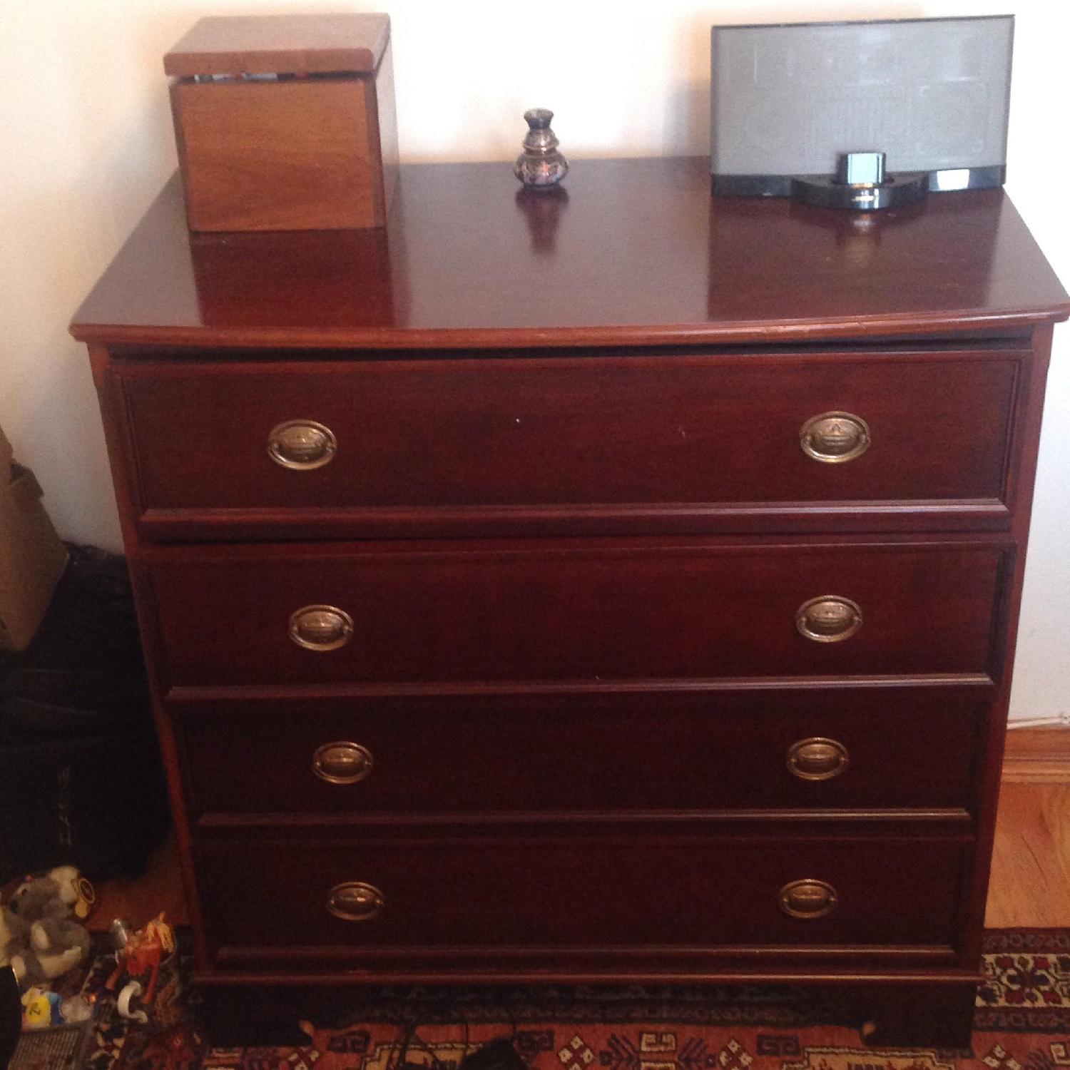 Bombay & Company Mahogany Dresser - image-1