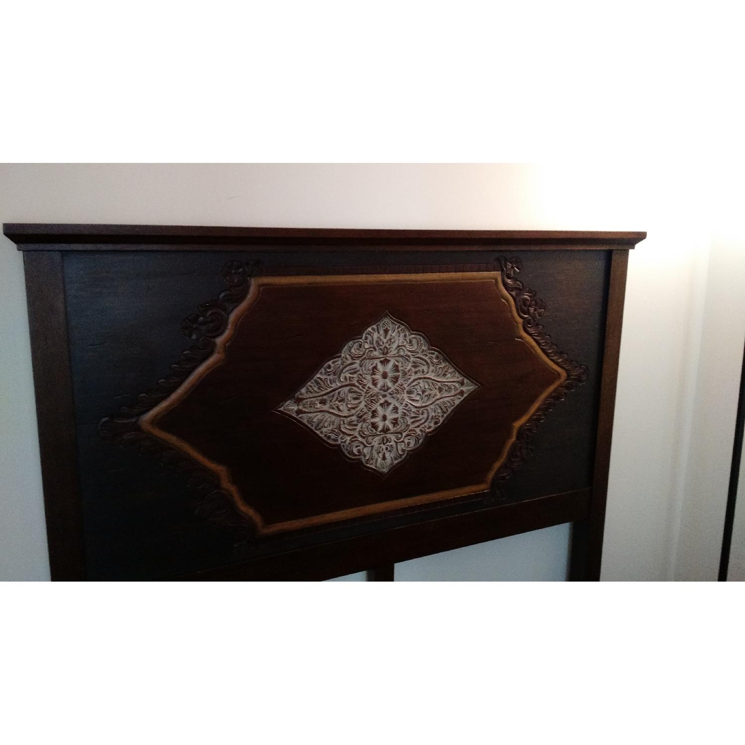 Pier 1 Balinese Queen Size Bed Frame - image-1