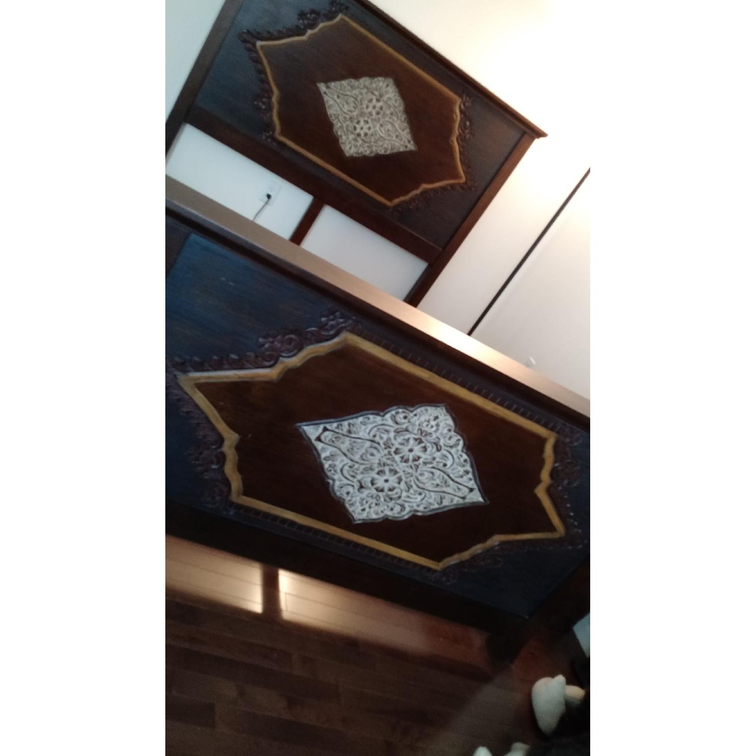 Pier 1 Balinese Queen Size Bed Frame - image-3