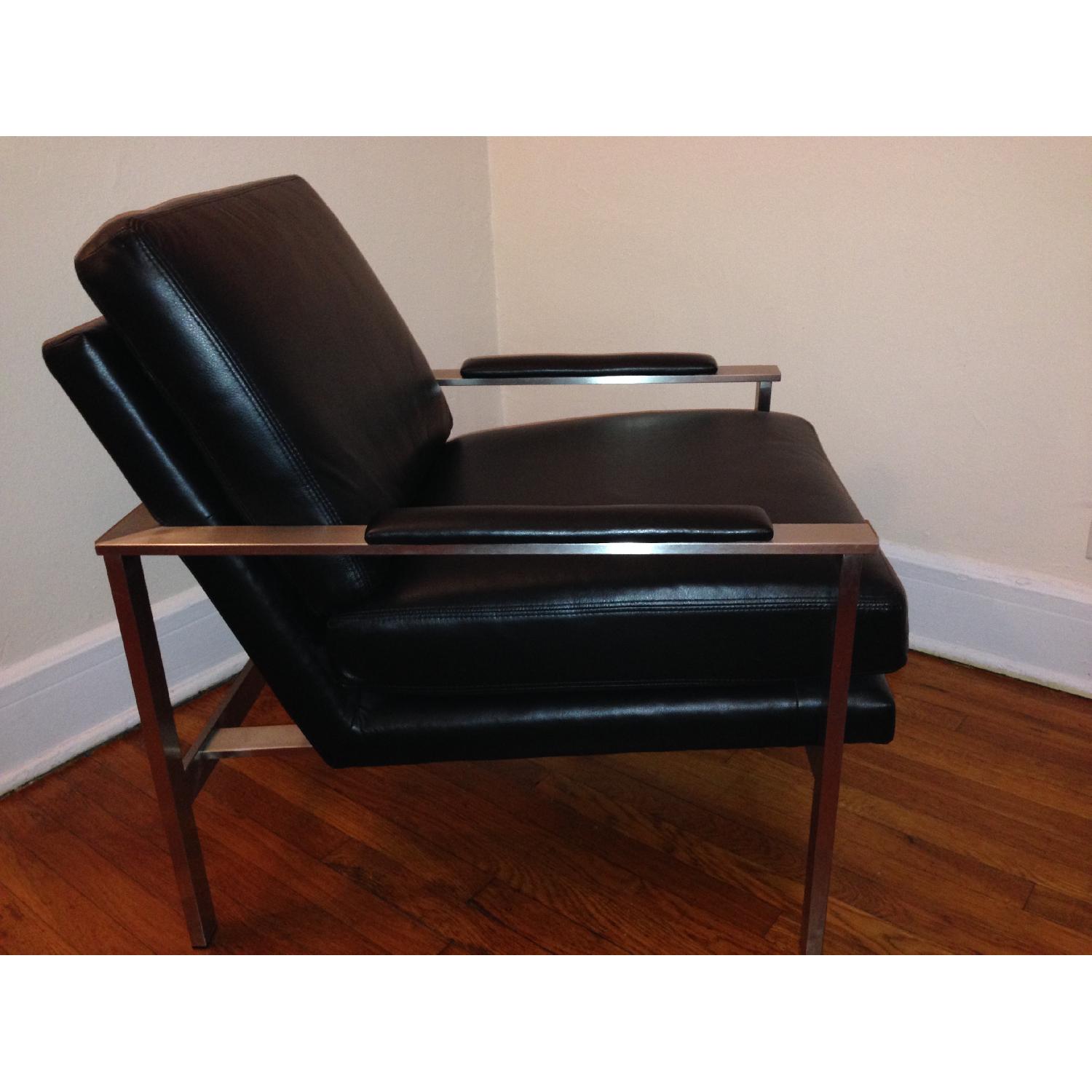 Ethan Allen Jericho Leather Chair - AptDeco