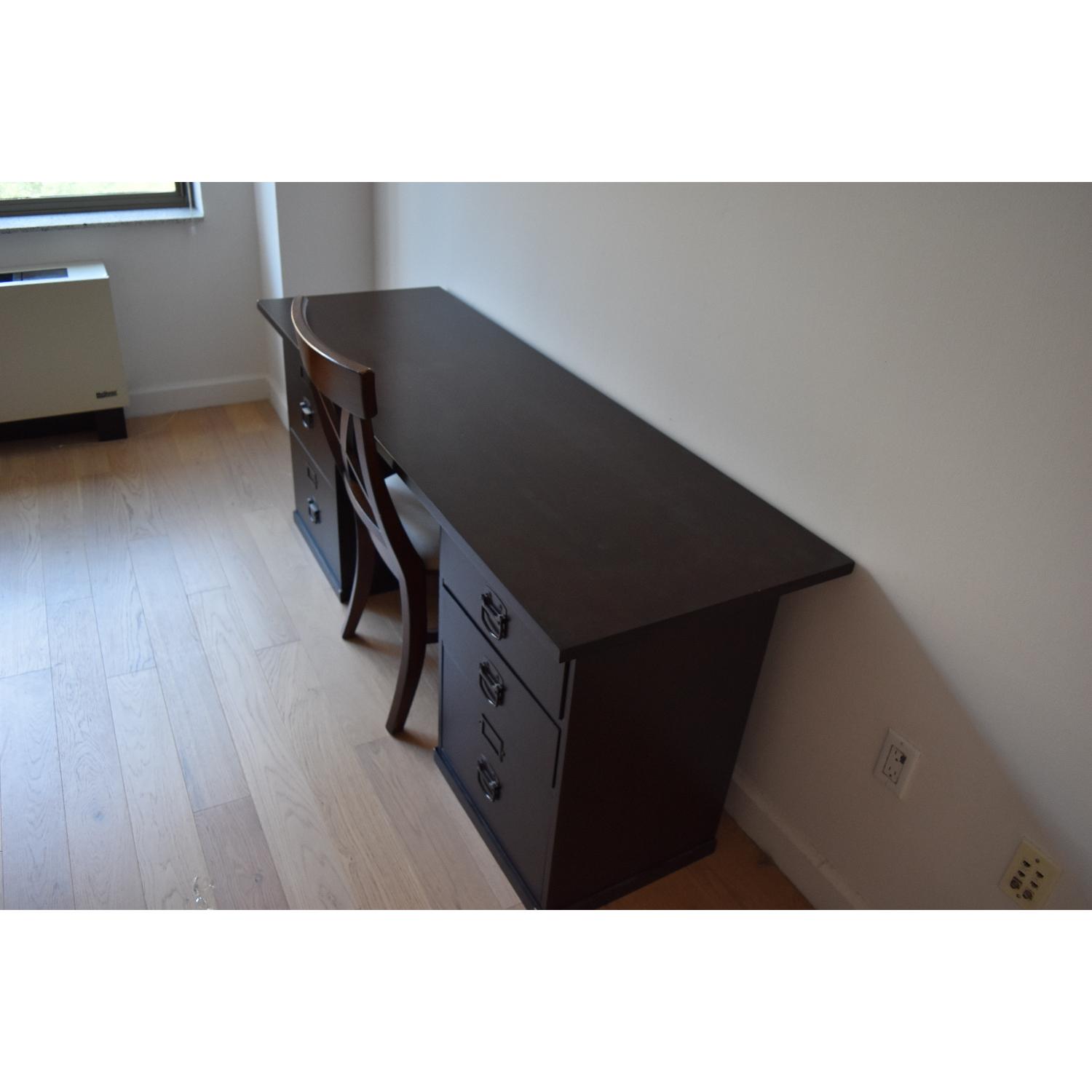 Pottery Barn Bedford Desk in Espresso - image-2