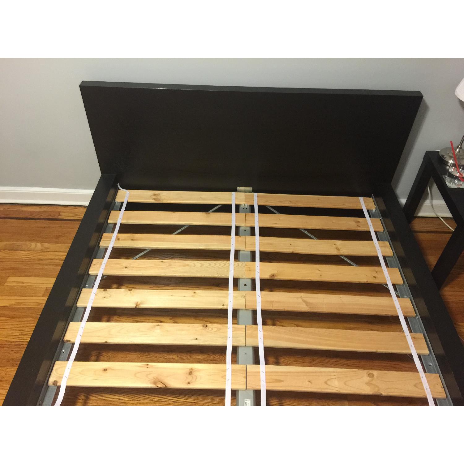 Ikea Malm Full Size Bed Frame w/ Slatted Bed Base AptDeco