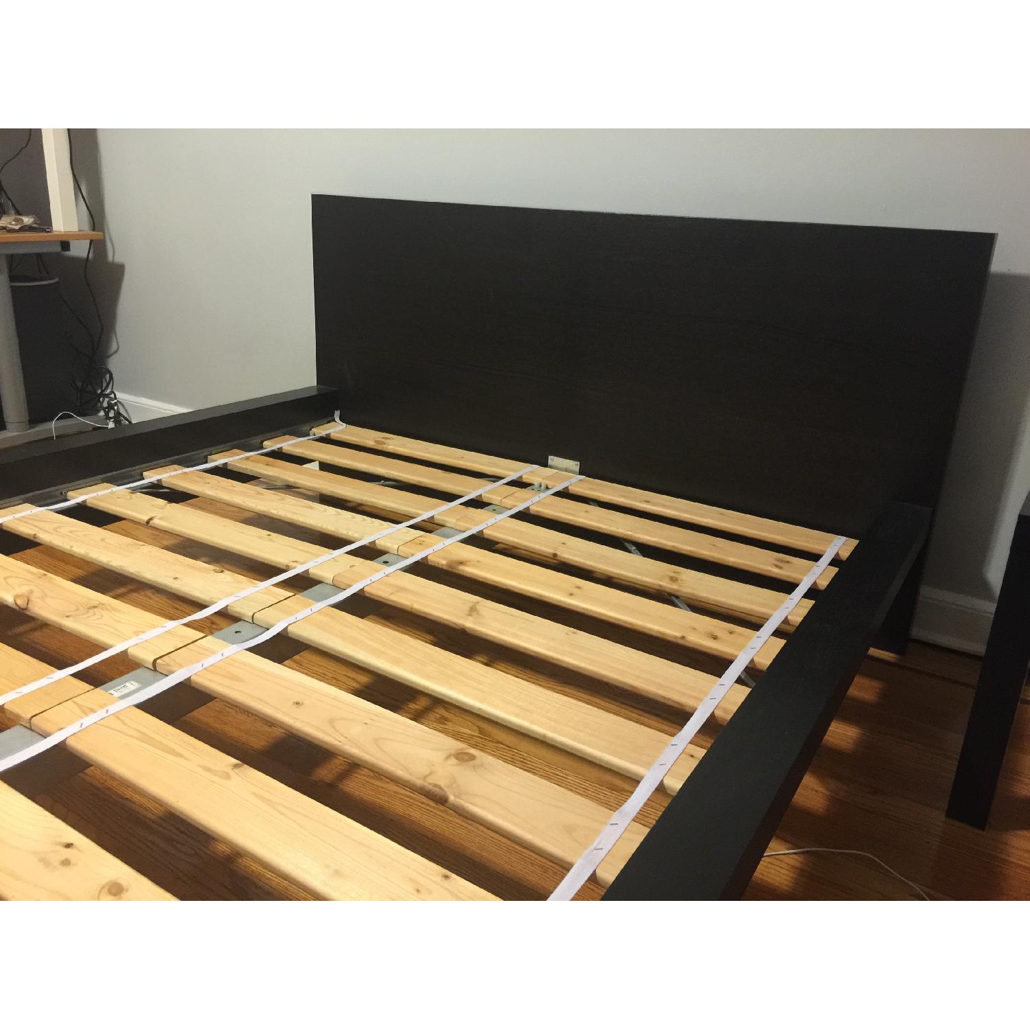 Ikea Malm Full Size Bed Frame w/ Slatted Bed Base - image-2