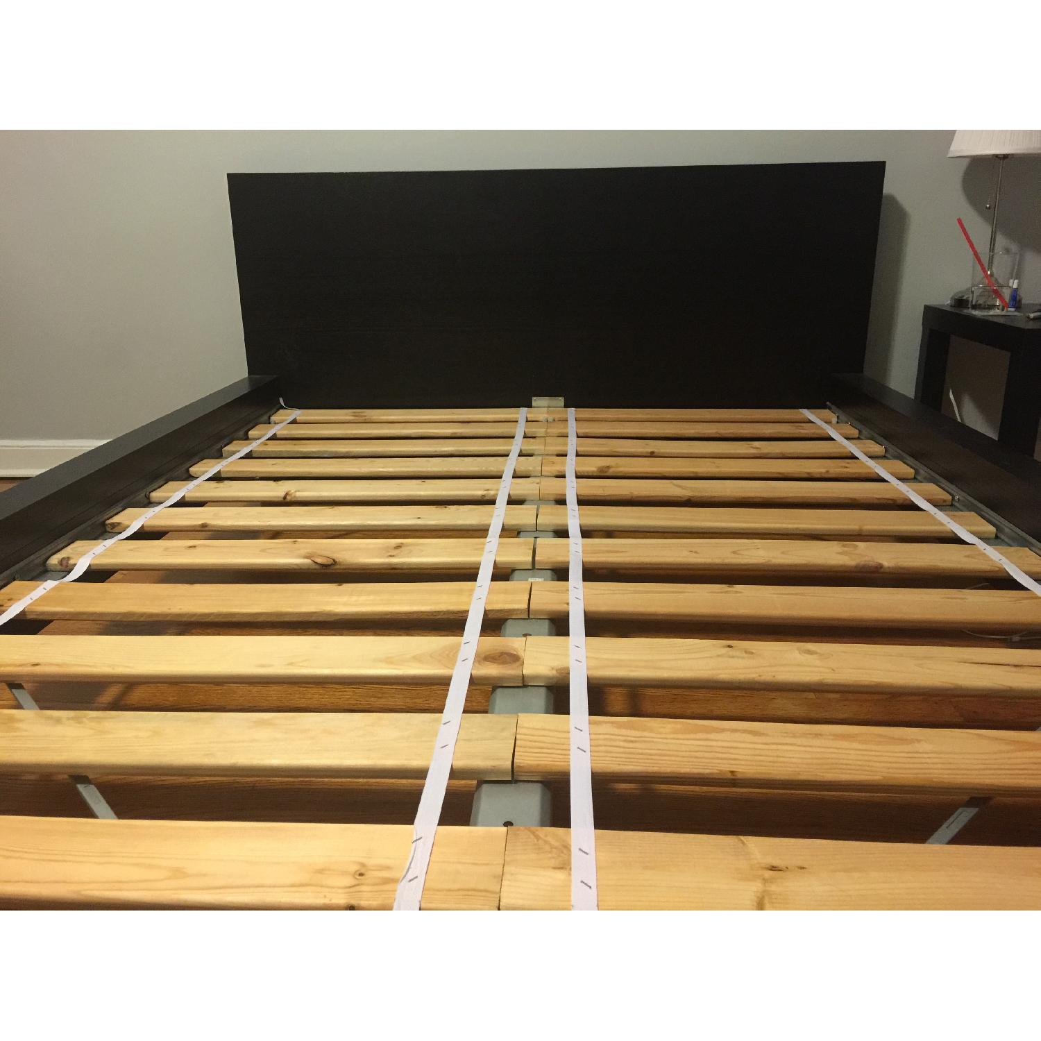 Ikea Malm Full Size Bed Frame w/ Slatted Bed Base - image-3