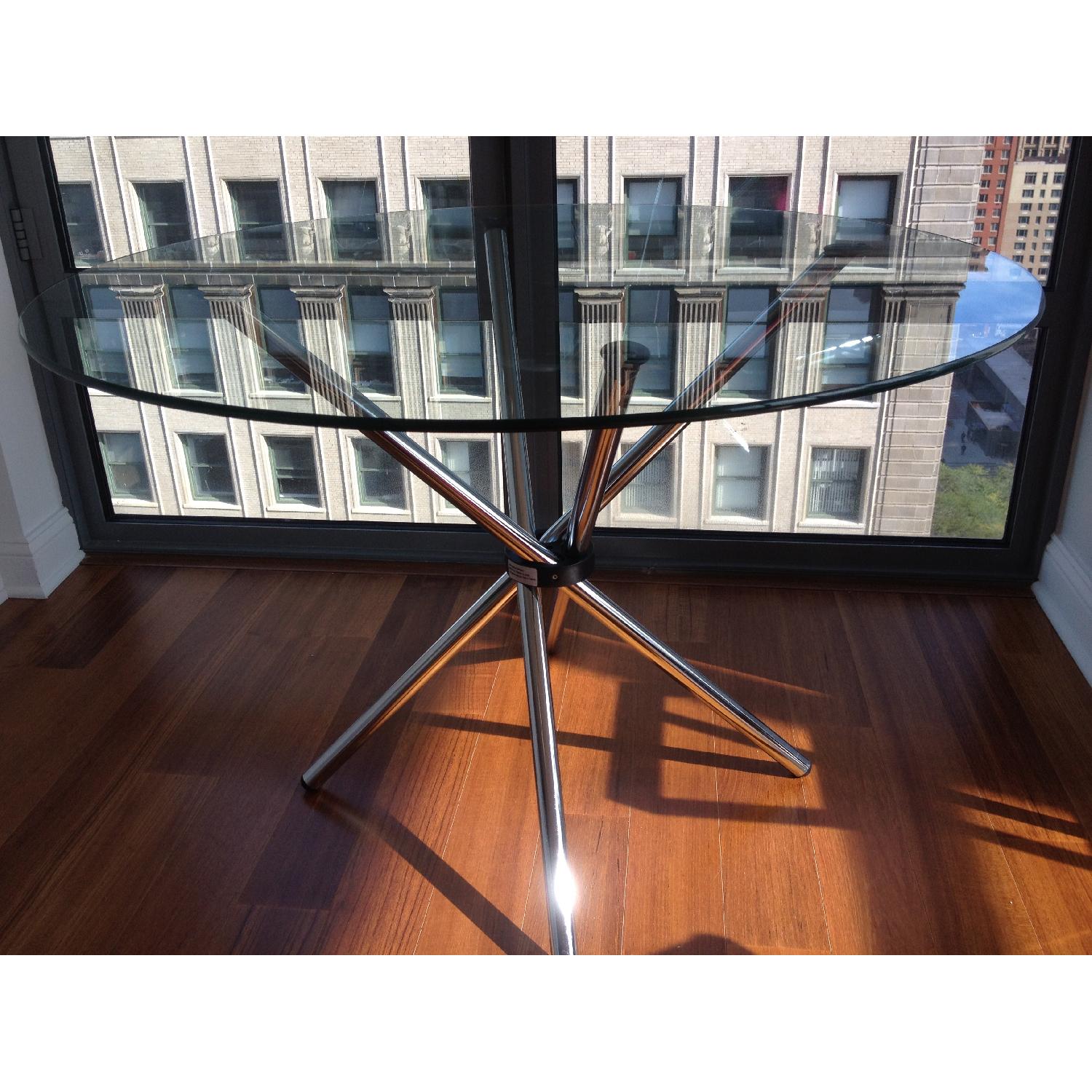 Tui Lifestyle Custom Circular Glass Dining Table - image-1