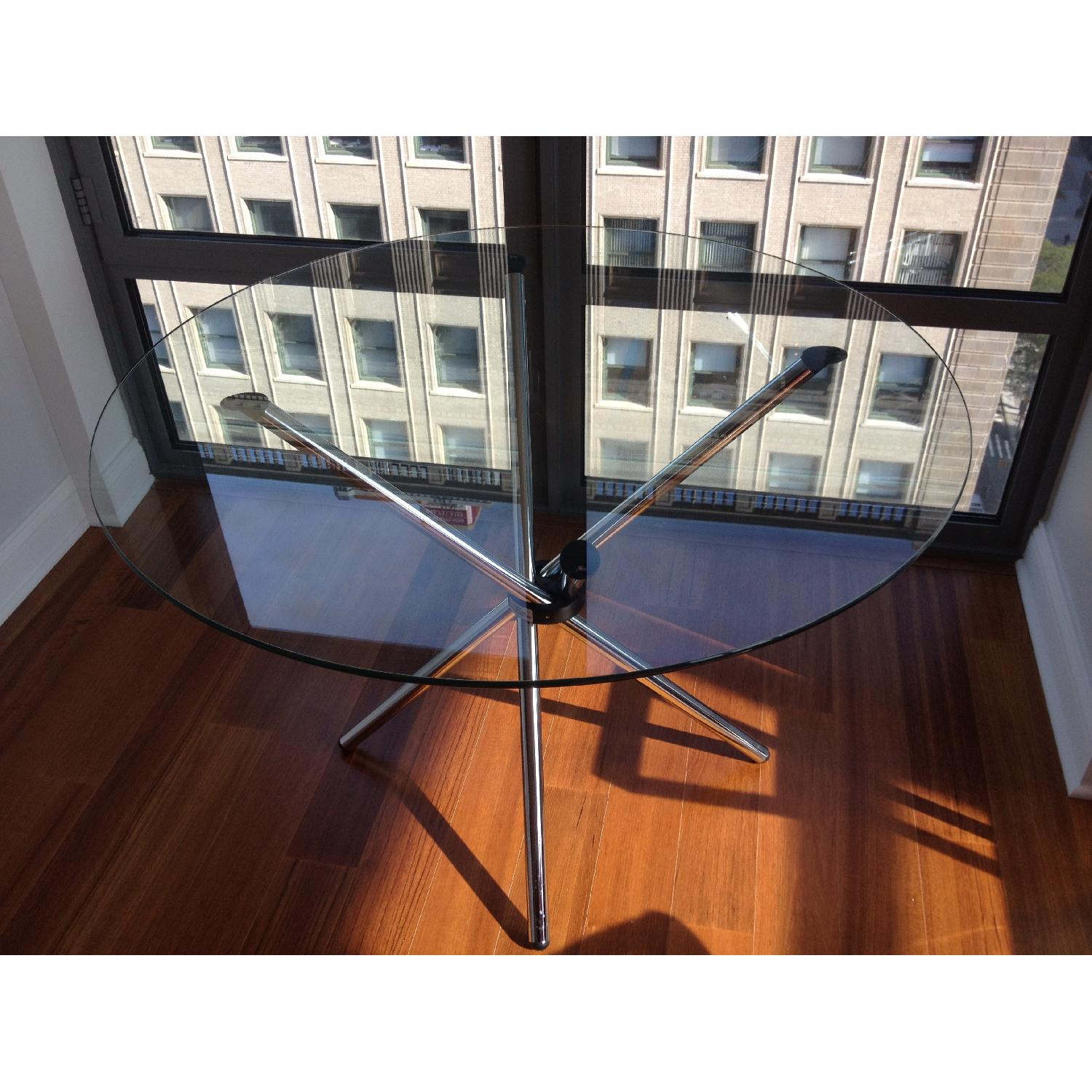 Tui Lifestyle Custom Circular Glass Dining Table - image-2