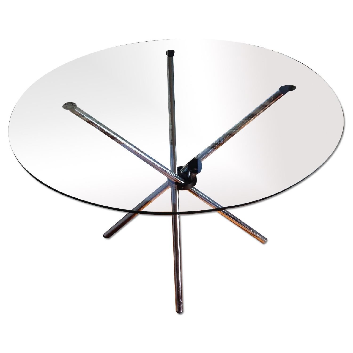 Tui Lifestyle Custom Circular Glass Dining Table - image-0
