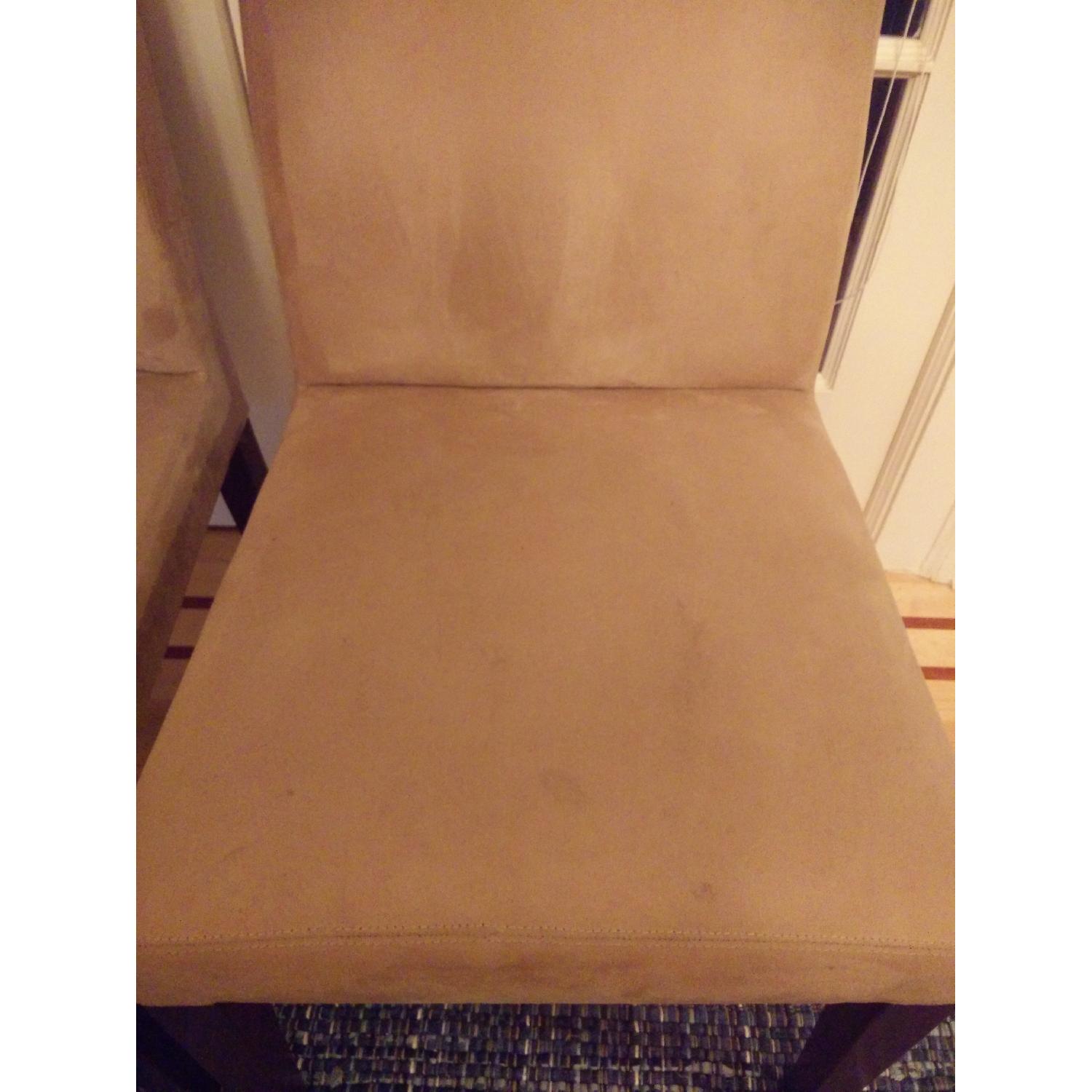 Crate & Barrel Pullman Microfiber Dining Room Chairs - Set of 2 - image-5