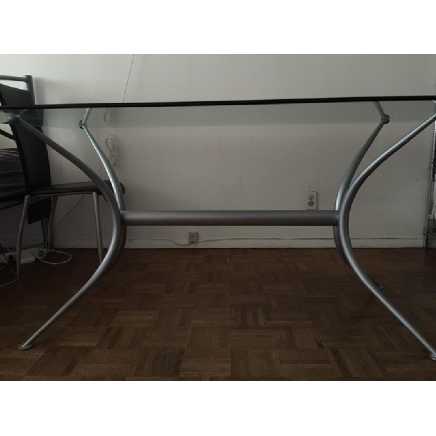 Italian Glass Dining Table - image-1