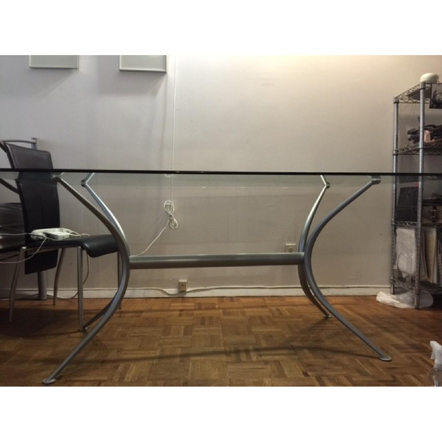 Italian Glass Dining Table - image-3