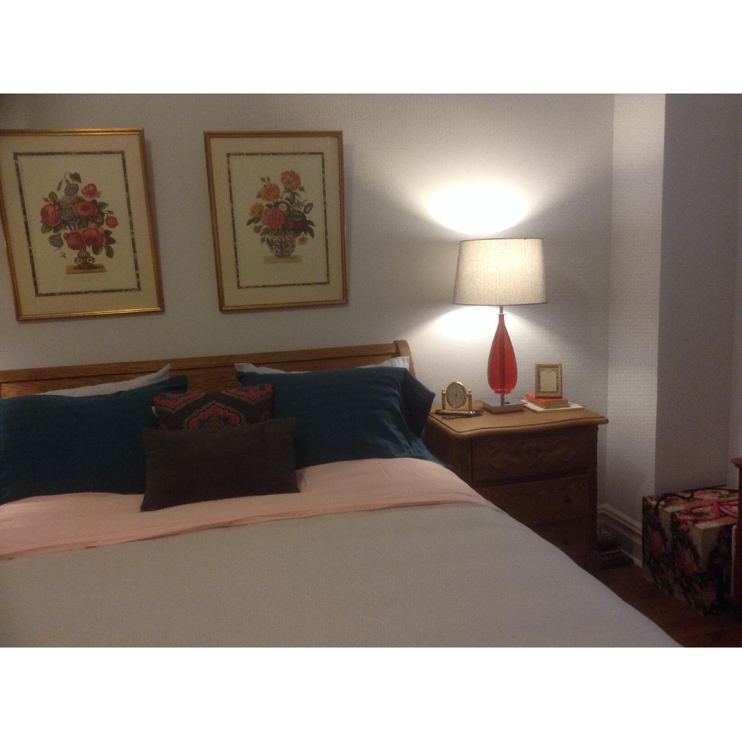 Oak Wood Interiors Versailles Solid Oak Bedroom Set - image-2