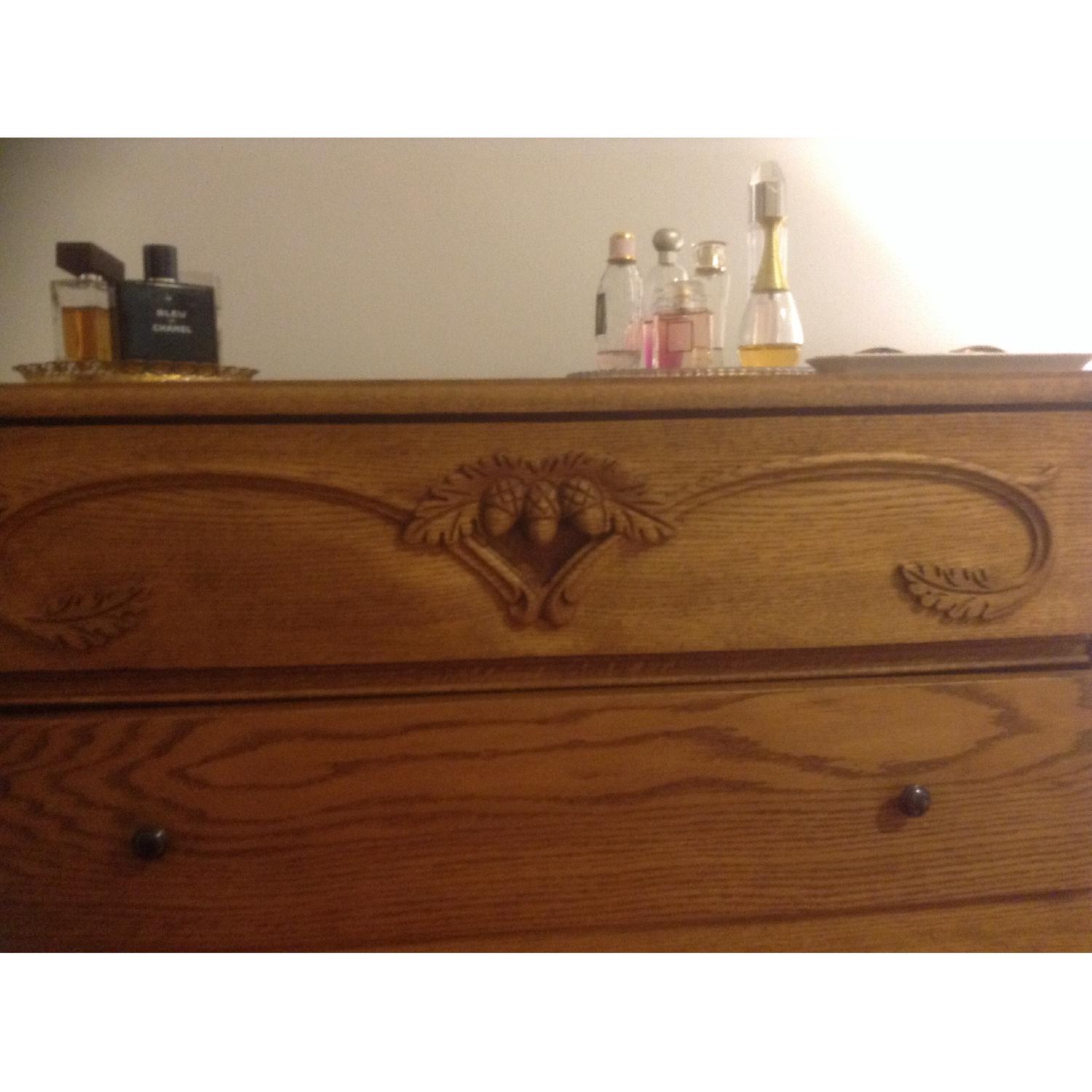 Oak Wood Interiors Versailles Solid Oak Bedroom Set - image-5