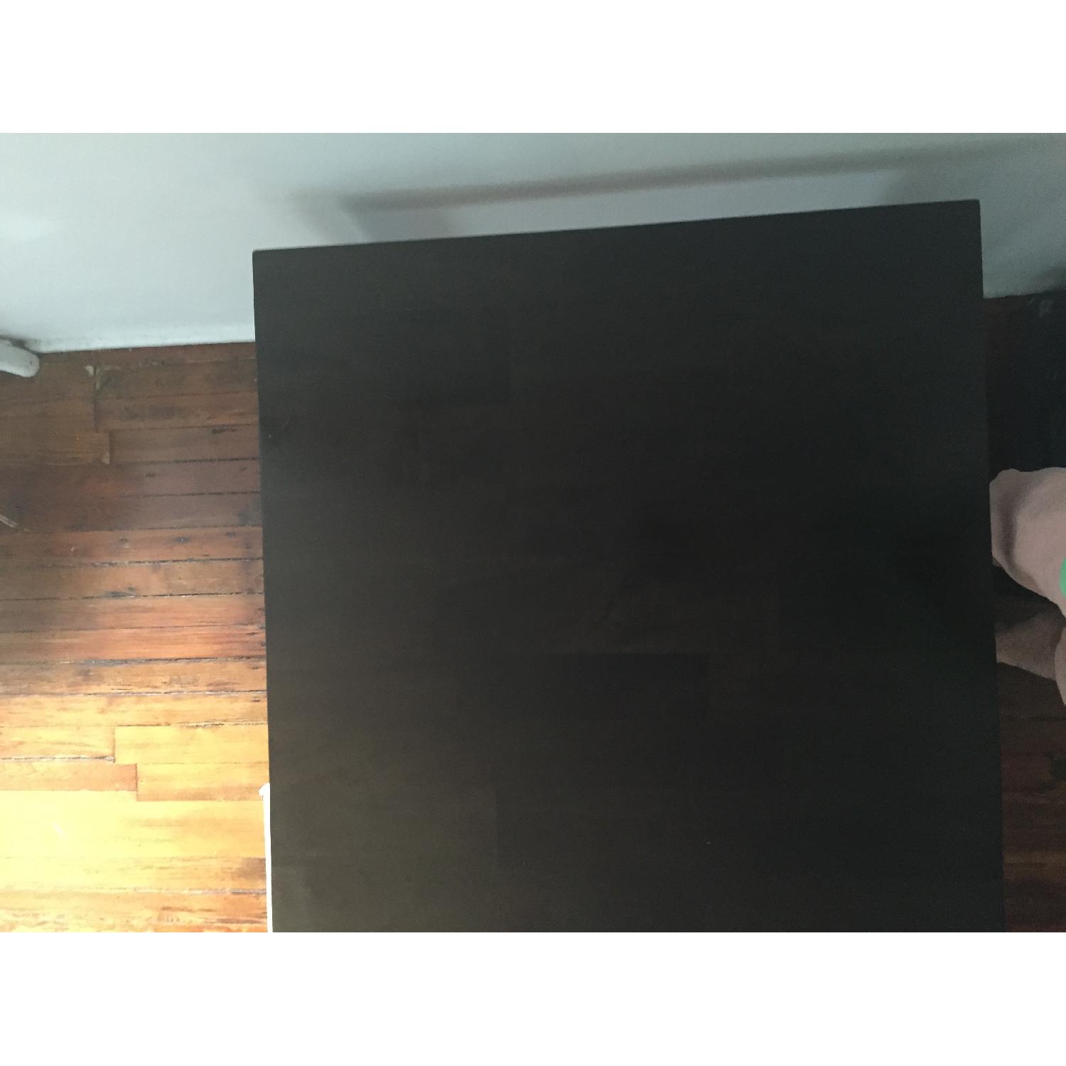 Crate & Barrel Basque Java Square Dining Table - image-1