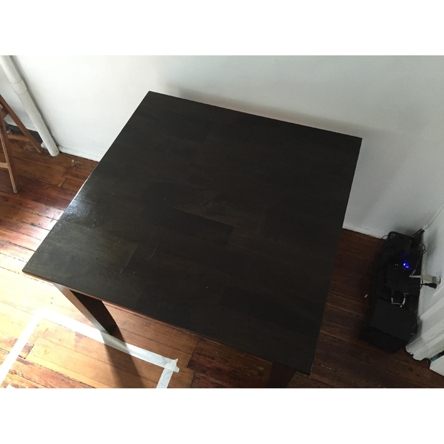 Crate & Barrel Basque Java Square Dining Table - image-2