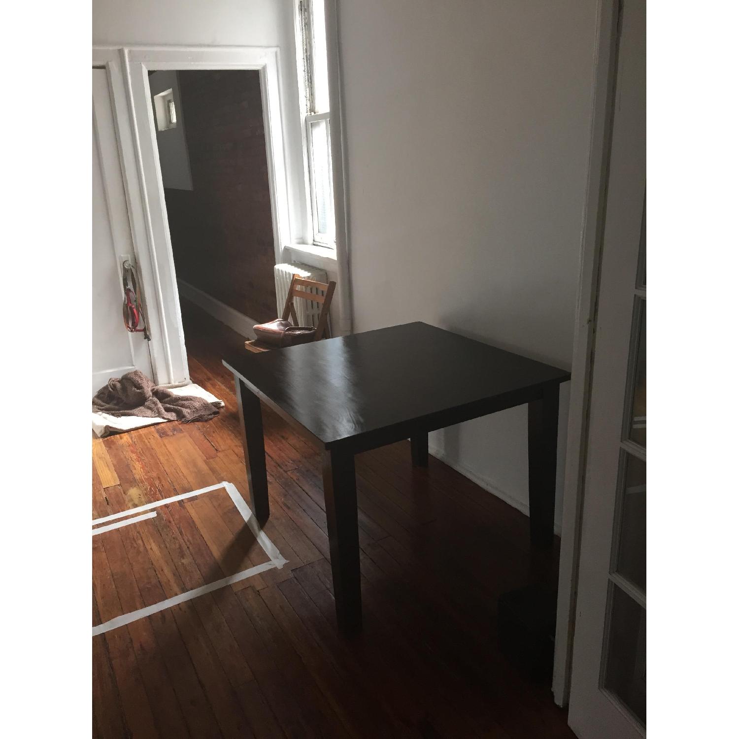 Crate & Barrel Basque Java Square Dining Table - image-3