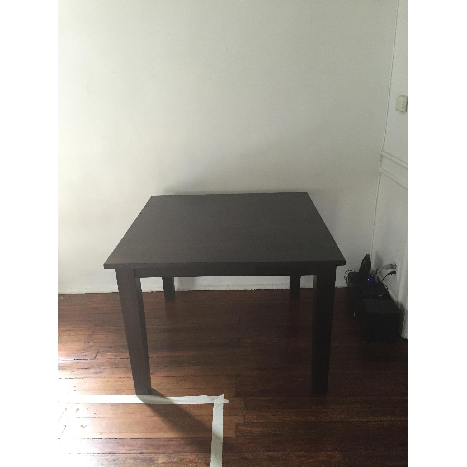 Crate & Barrel Basque Java Square Dining Table - image-4