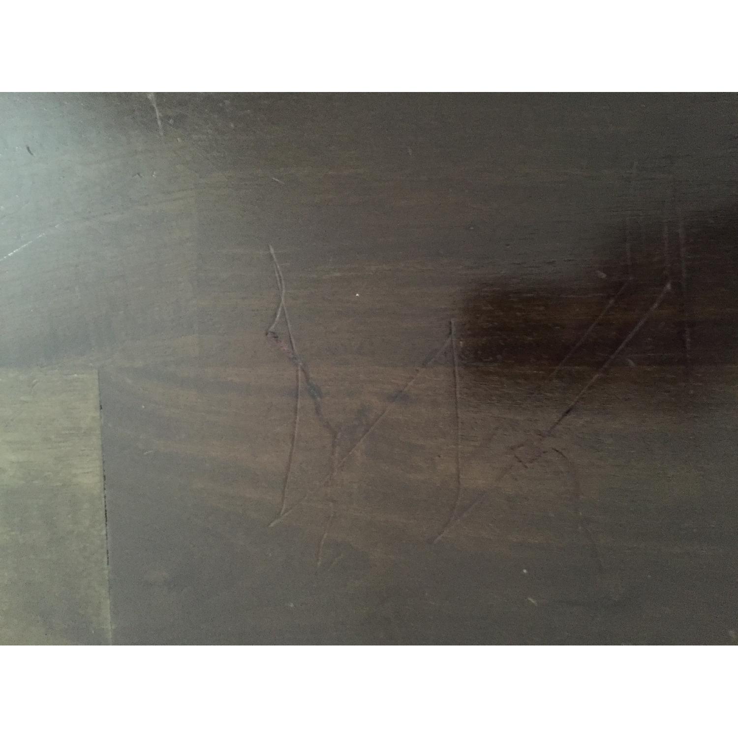 Crate & Barrel Basque Java Square Dining Table - image-5