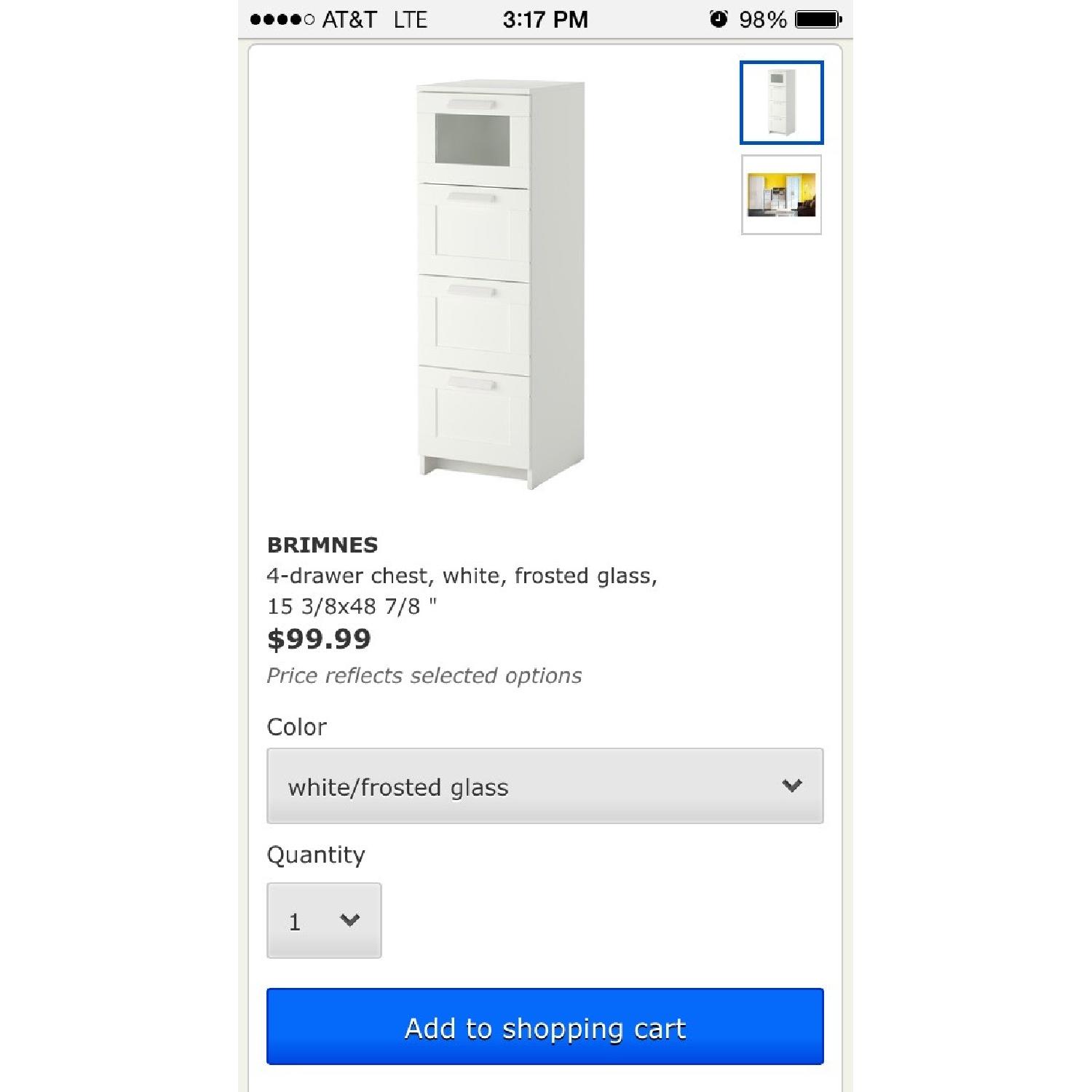 Ikea Brimnes 4 Drawer Dresser - image-5