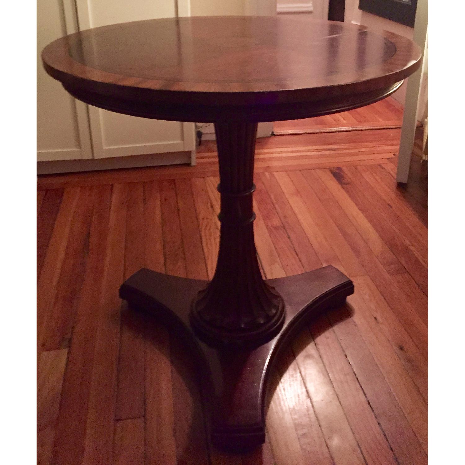 Ethan Allen Townhouse Collection Upton Pedestal Table - image-2