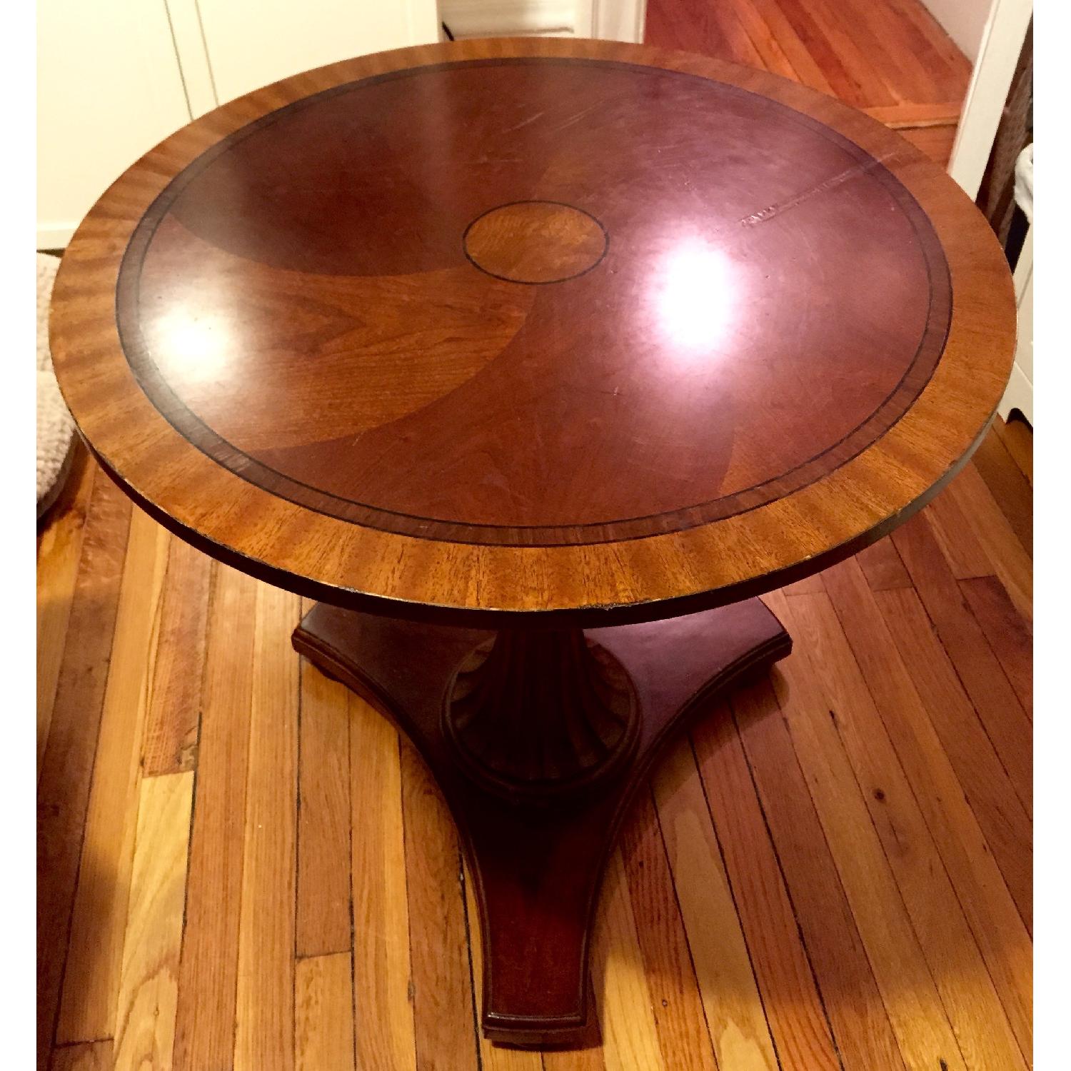 Ethan Allen Townhouse Collection Upton Pedestal Table - image-3