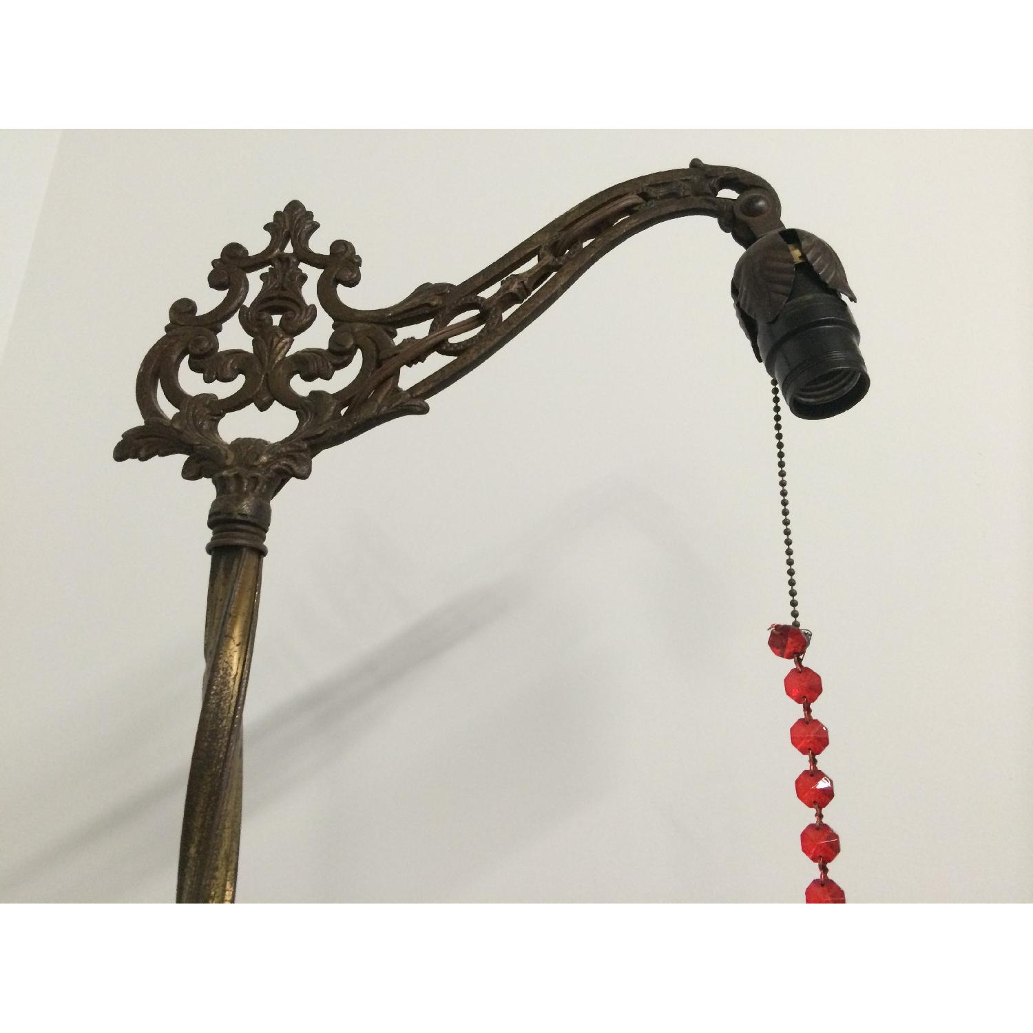 Antique Victorian Brass Floor Lamp - image-2