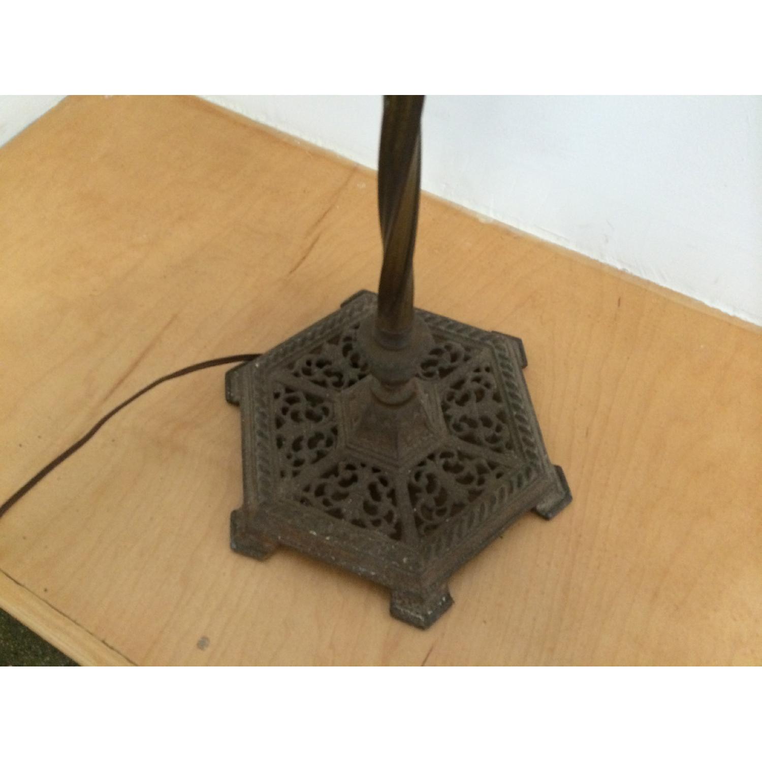 Antique Victorian Brass Floor Lamp - image-3