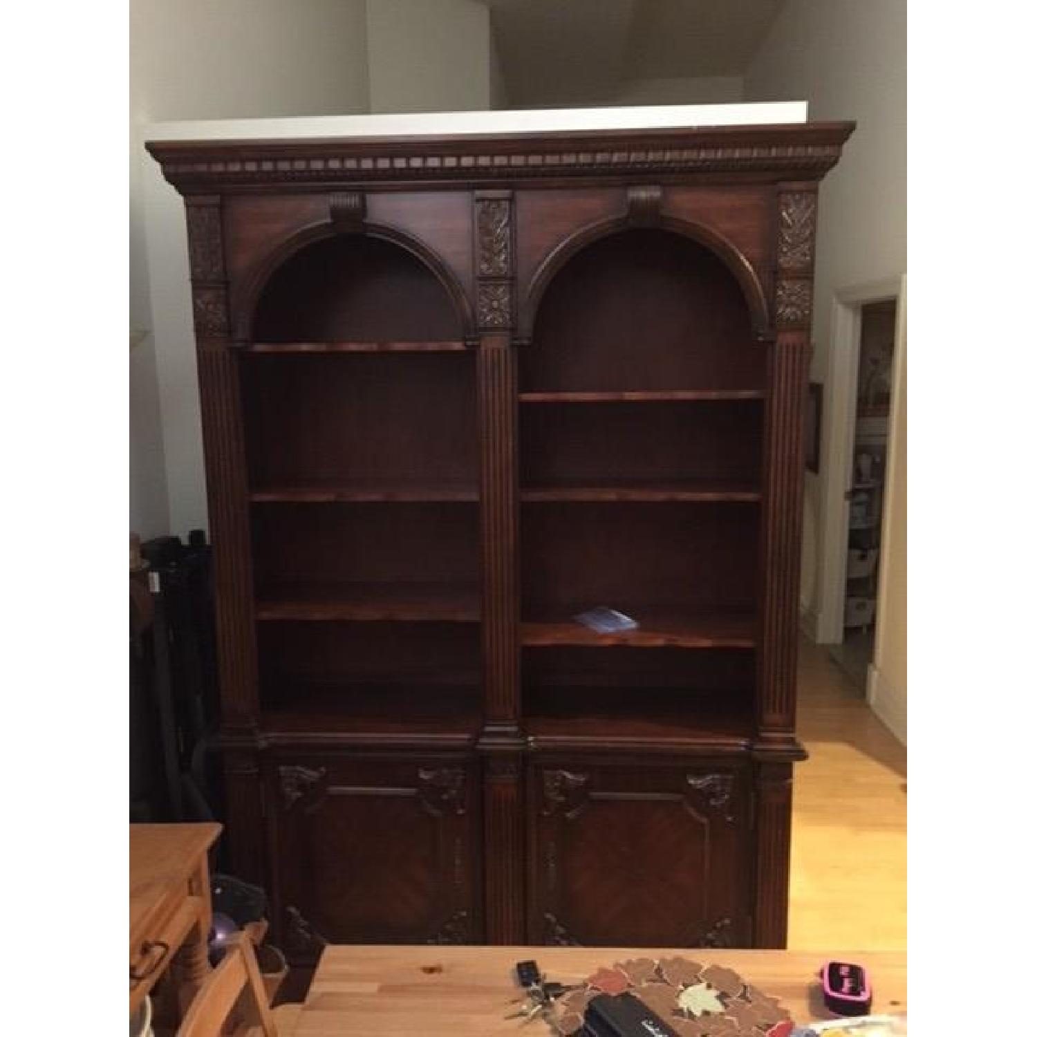 Double Arched Library Bookcase - image-1